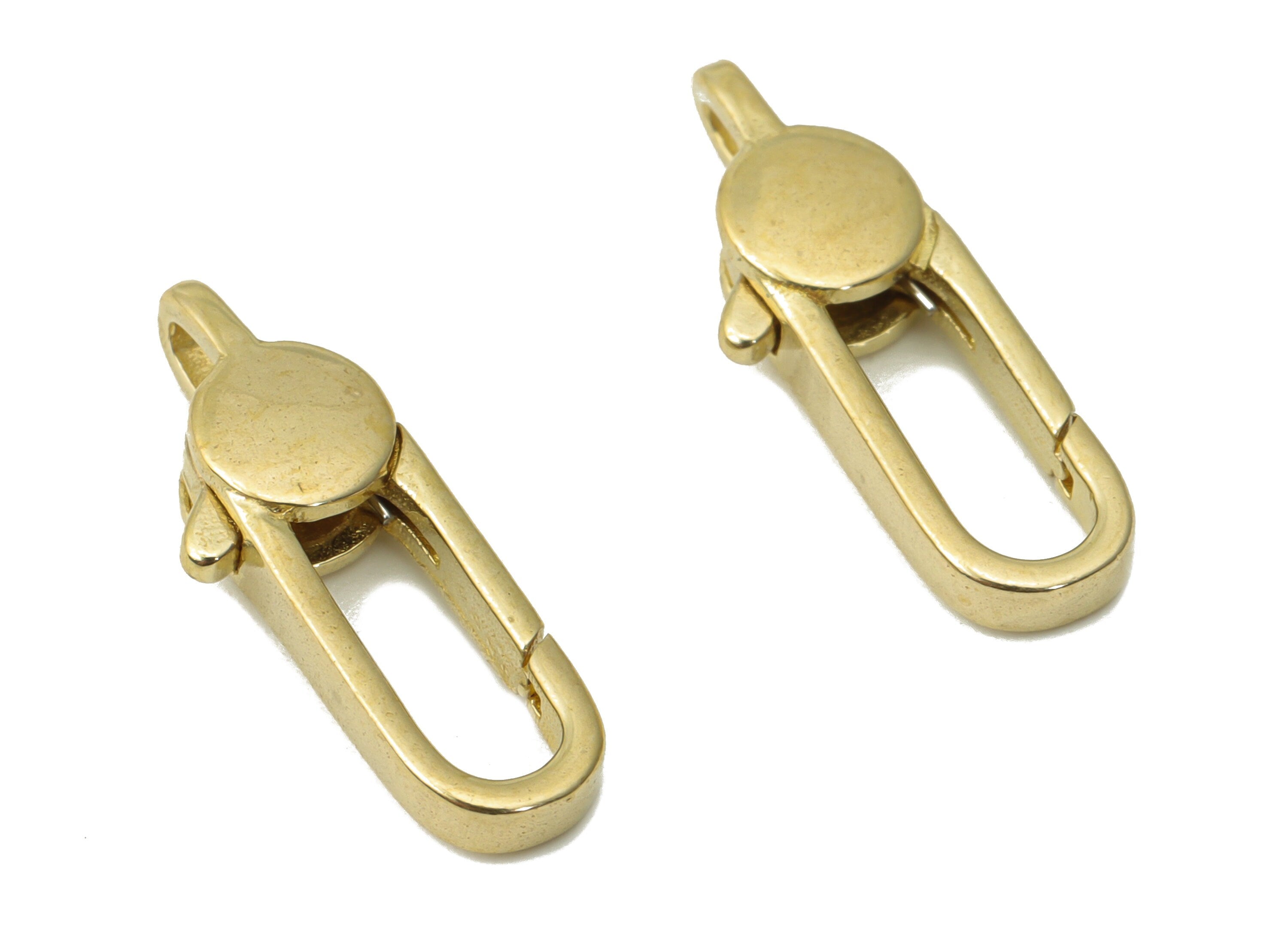Raw Brass Lobster Claw - Brass Trigger Clasps – Jewelry Clasps - Brass Parrot Clasps - Jewelry Making Supplies - 18.21x6.58x3.37mm - PP5232 - DOMEDBAZAAR
