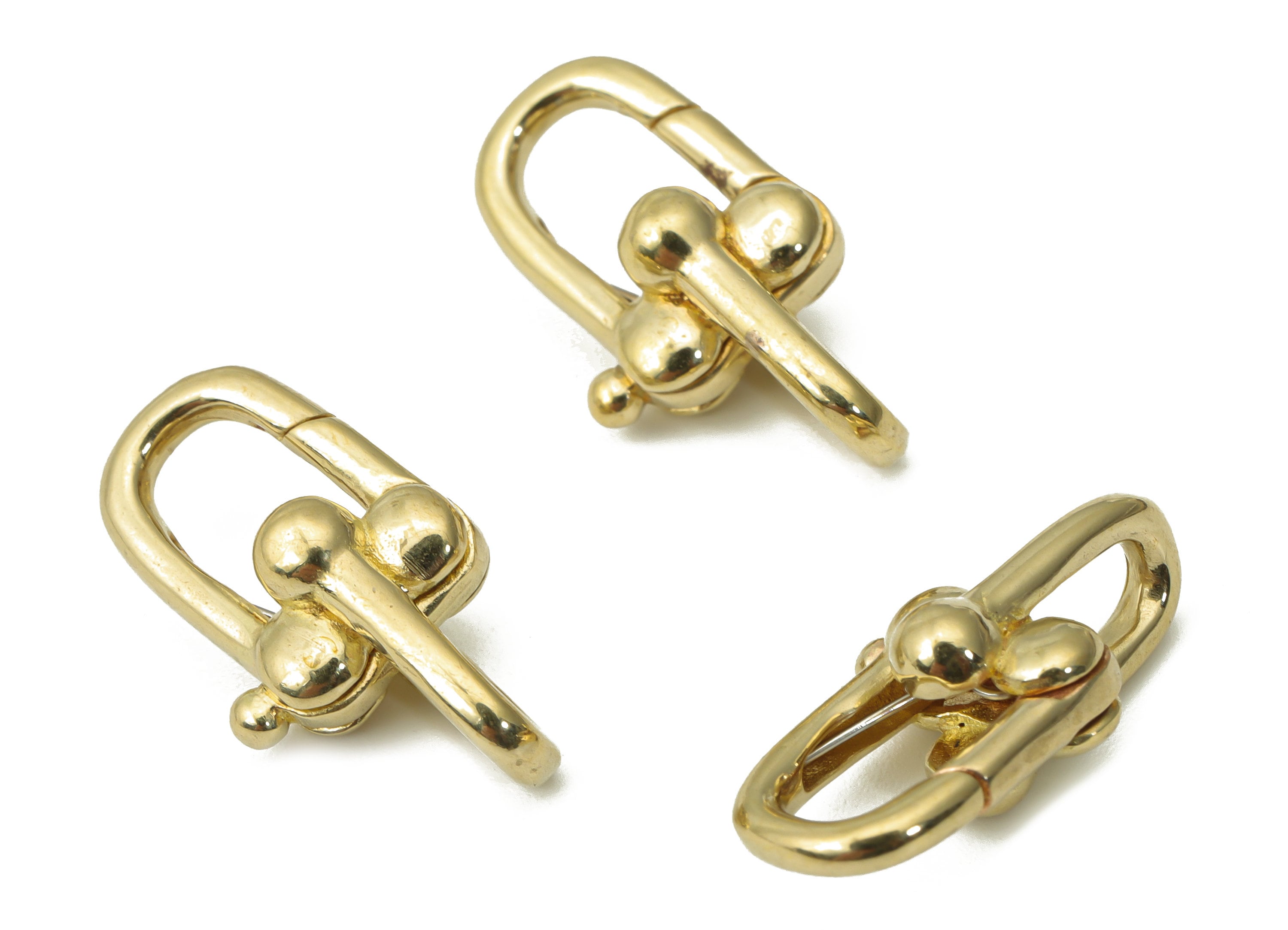 Raw Brass Double U Lobster Claw - Brass Trigger Clasps – Jewelry Clasps - Brass U Clasps - Jewelry Supplies - 19.71x10.7x7.5mm - PP5225 - DOMEDBAZAAR