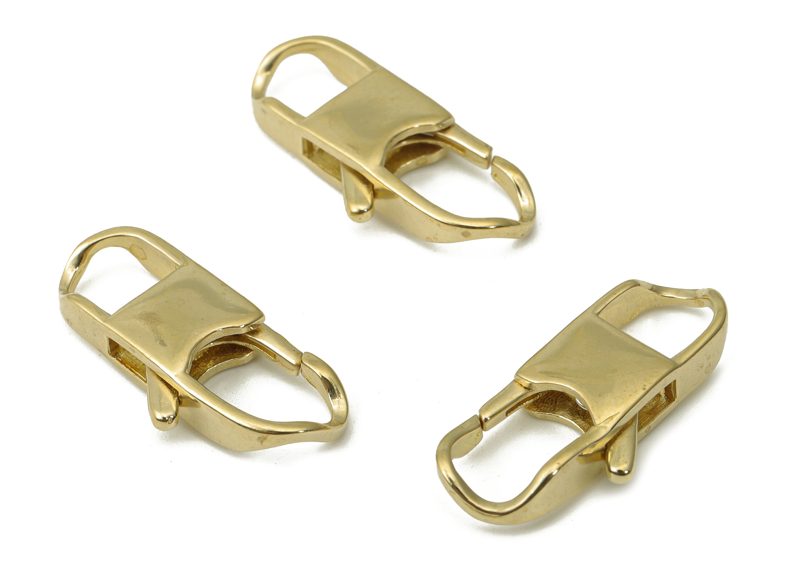 Raw Brass Lobster Claw - Brass Trigger Clasps – Jewelry Clasps - Brass Parrot Clasps - Jewelry Making Supplies - 23.31x10.93x4.17mm - PP5263 - DOMEDBAZAAR