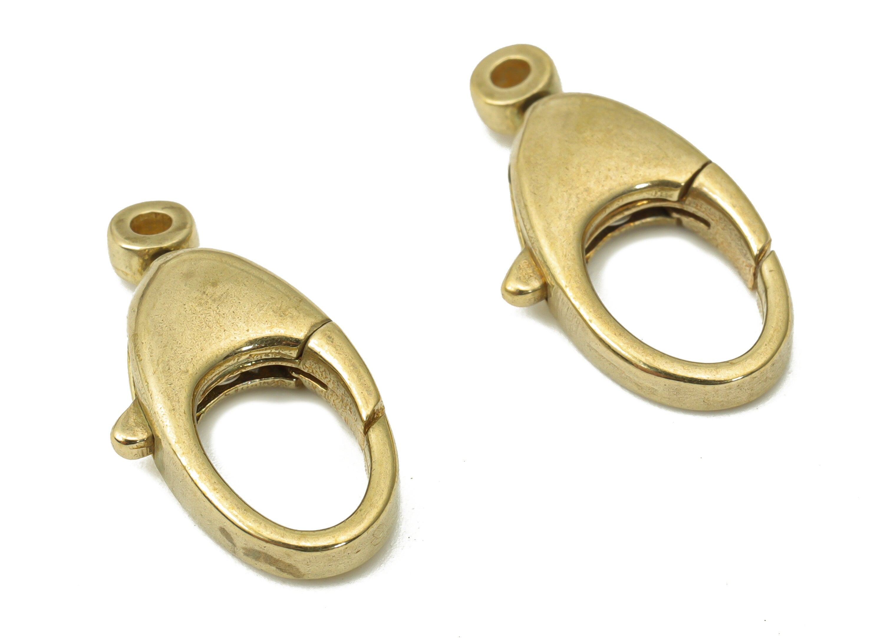 Raw Brass Lobster Claw - Brass Trigger Clasps – Jewelry Clasps - Brass Parrot Clasps - Jewelry Making Supplies - 19.08x10.13x3.98mm - PP5255 - DOMEDBAZAAR