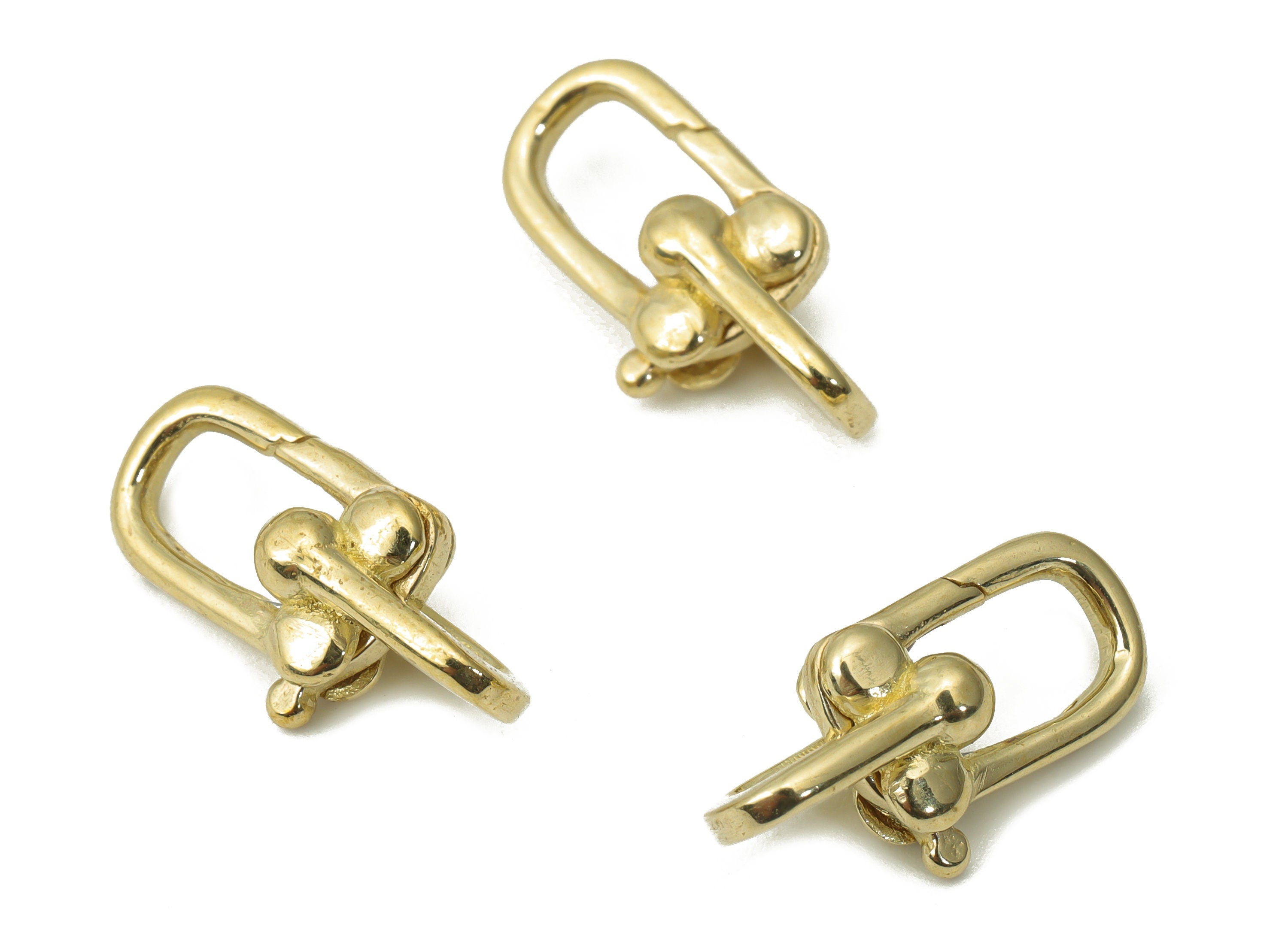 Raw Brass Double U Lobster Claw - Brass Trigger Clasps – Jewelry Clasps - Raw Brass Clasps - Jewelry Supplies - 15.88x8.06x6.1mm - PP5220 - DOMEDBAZAAR
