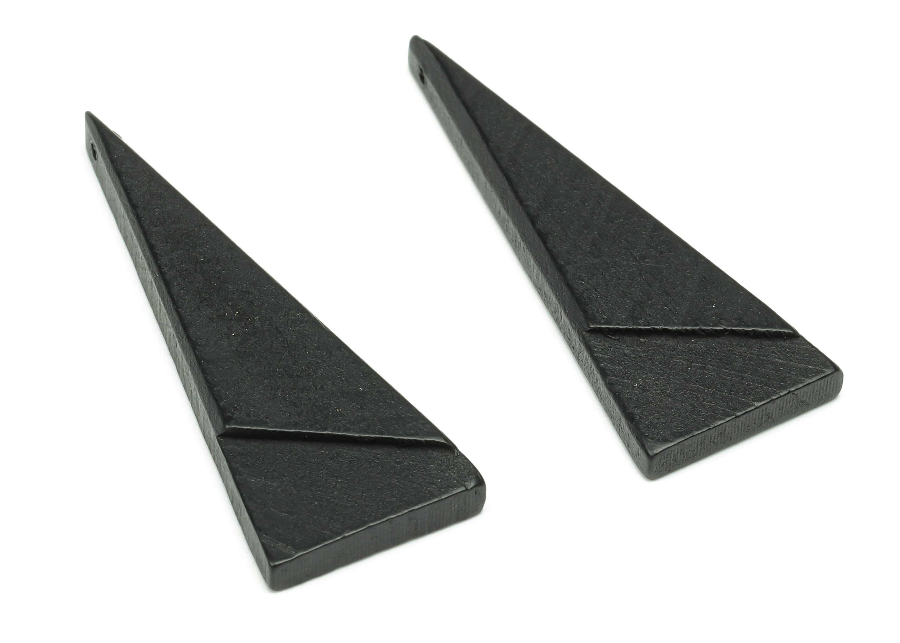 Hemu Wood Triangle Earring Charms - Hemu Wood Triangle Pendant - DIY Jewelry Making Supplies - 53.6x19.1x5.13mm - BB1193 - DOMEDBAZAAR