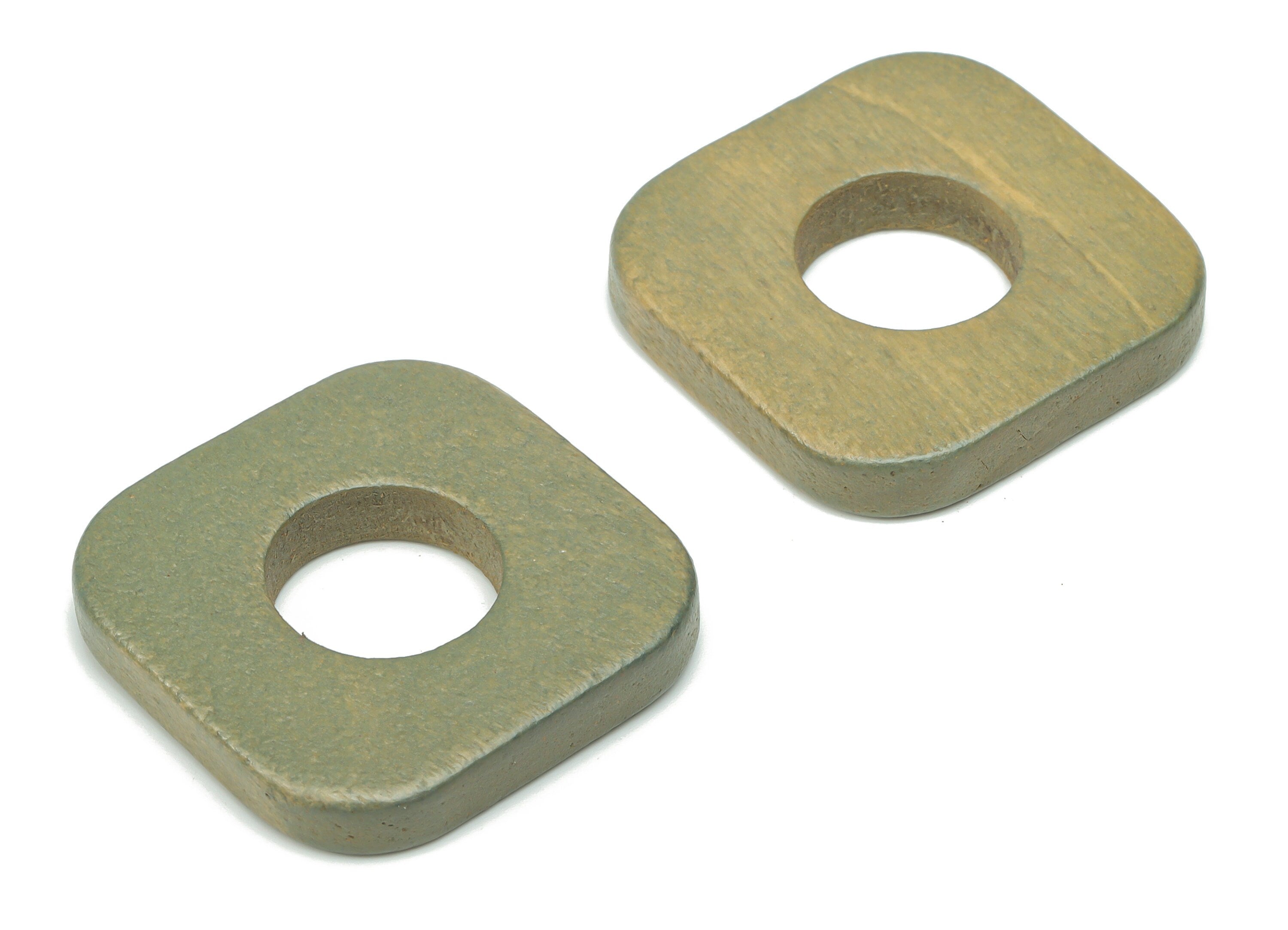 Hemu Wood Square Round Earring Connector - Hemu Wood Square Charms and Pendant - DIY Jewelry Making Supplies - 28.8x28.8x5.02mm - BB1187B - DOMEDBAZAAR