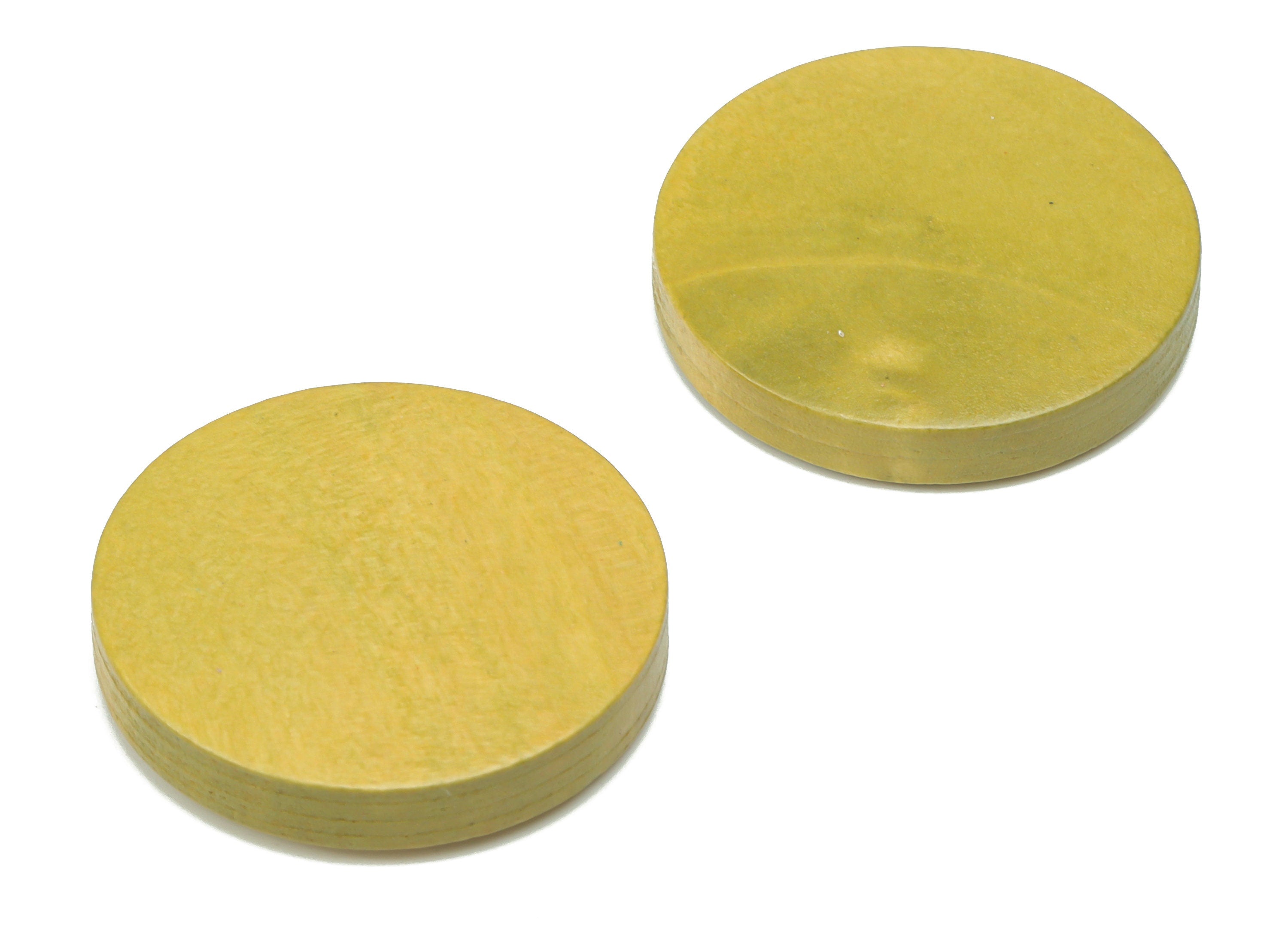 Hemu Wood Round Decorate - Hemu Wood Circle Disc - DIY Jewelry Making Supplies - 24.68x24.68x5.13mm - BB1183B - DOMEDBAZAAR