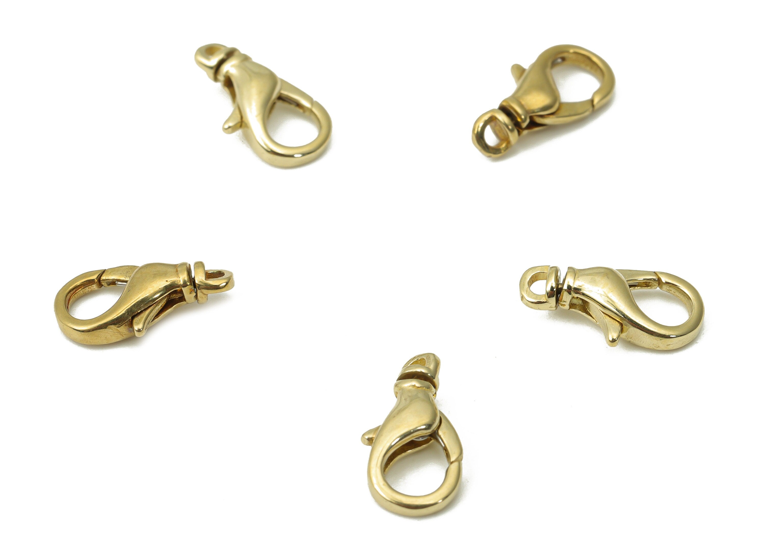 Raw Brass Lobster Claw - Brass Trigger Clasps – Jewelry Clasps - Brass Parrot Clasps - Jewelry Making Supplies - 12.06x5.9x3.25mm - PP5257 - DOMEDBAZAAR