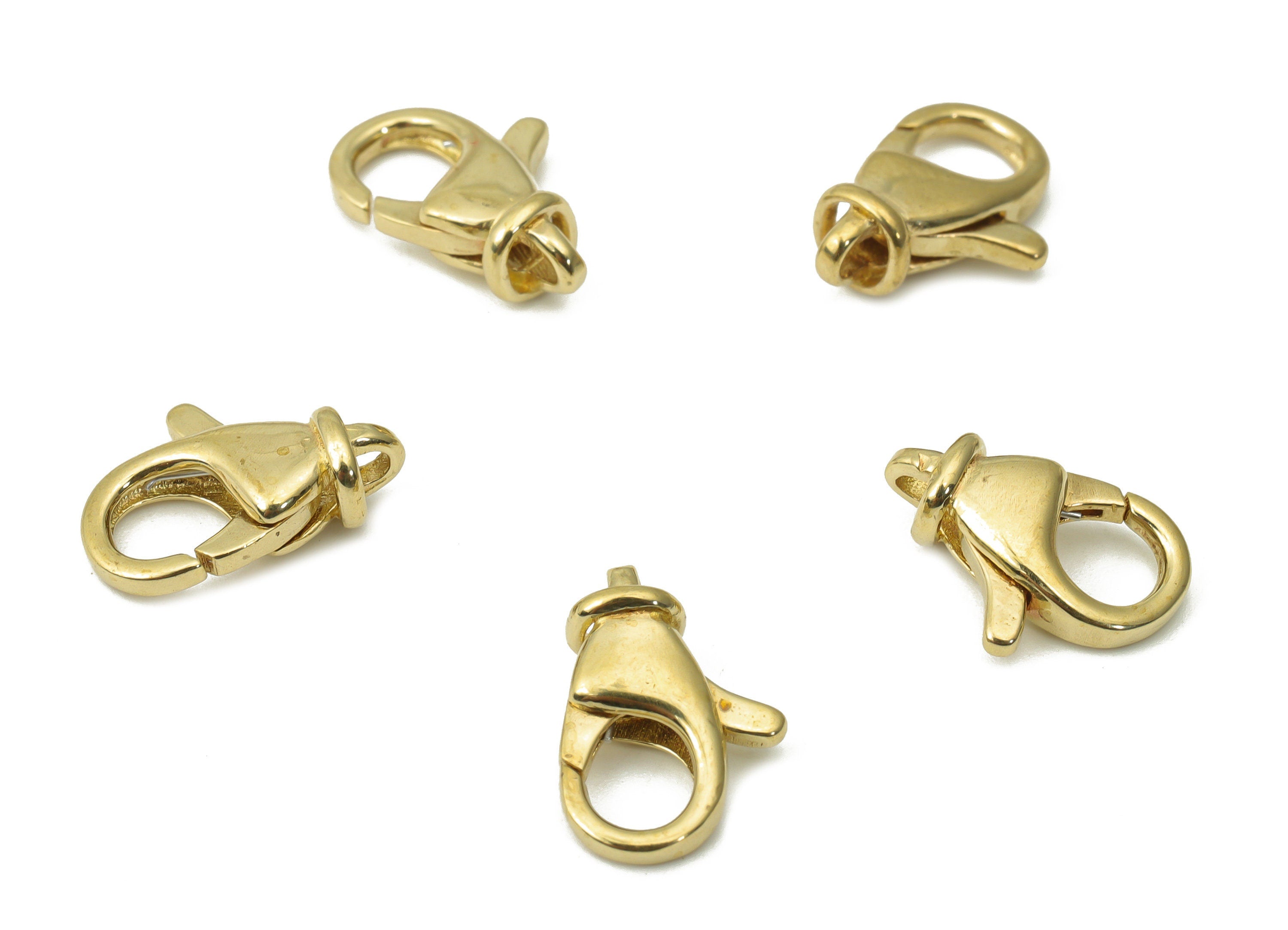 Raw Brass Lobster Claw - Brass Trigger Clasps – Jewelry Clasps - Brass Parrot Clasps - Jewelry Making Supplies - 13.19x9.06x4.77mm - PP5265 - DOMEDBAZAAR