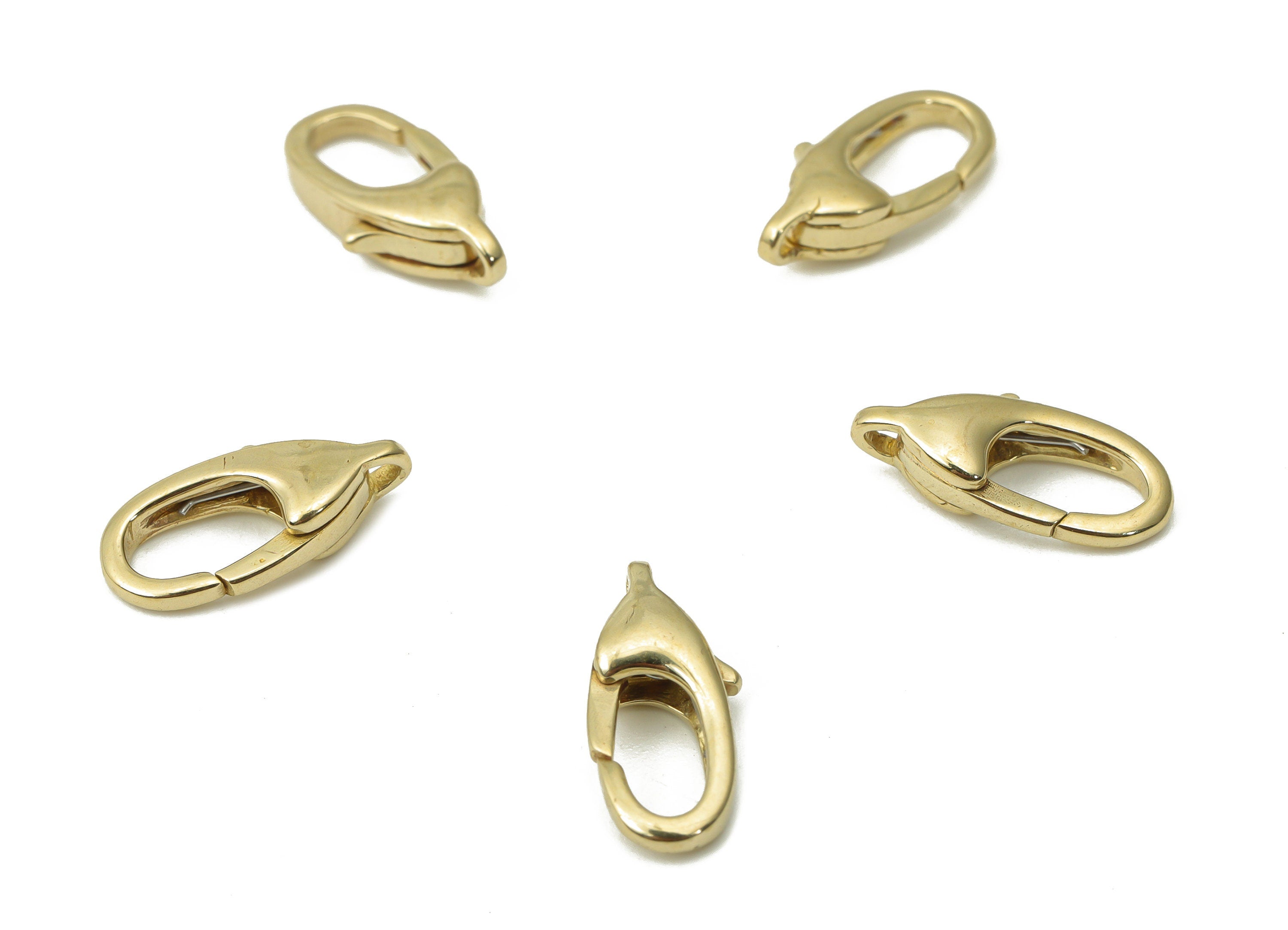 Raw Brass Lobster Claw - Brass Trigger Clasps – Jewelry Clasps - Brass Parrot Clasps - Jewelry Making Supplies - 12.46x5.69x3.23mm - PP5259 - DOMEDBAZAAR