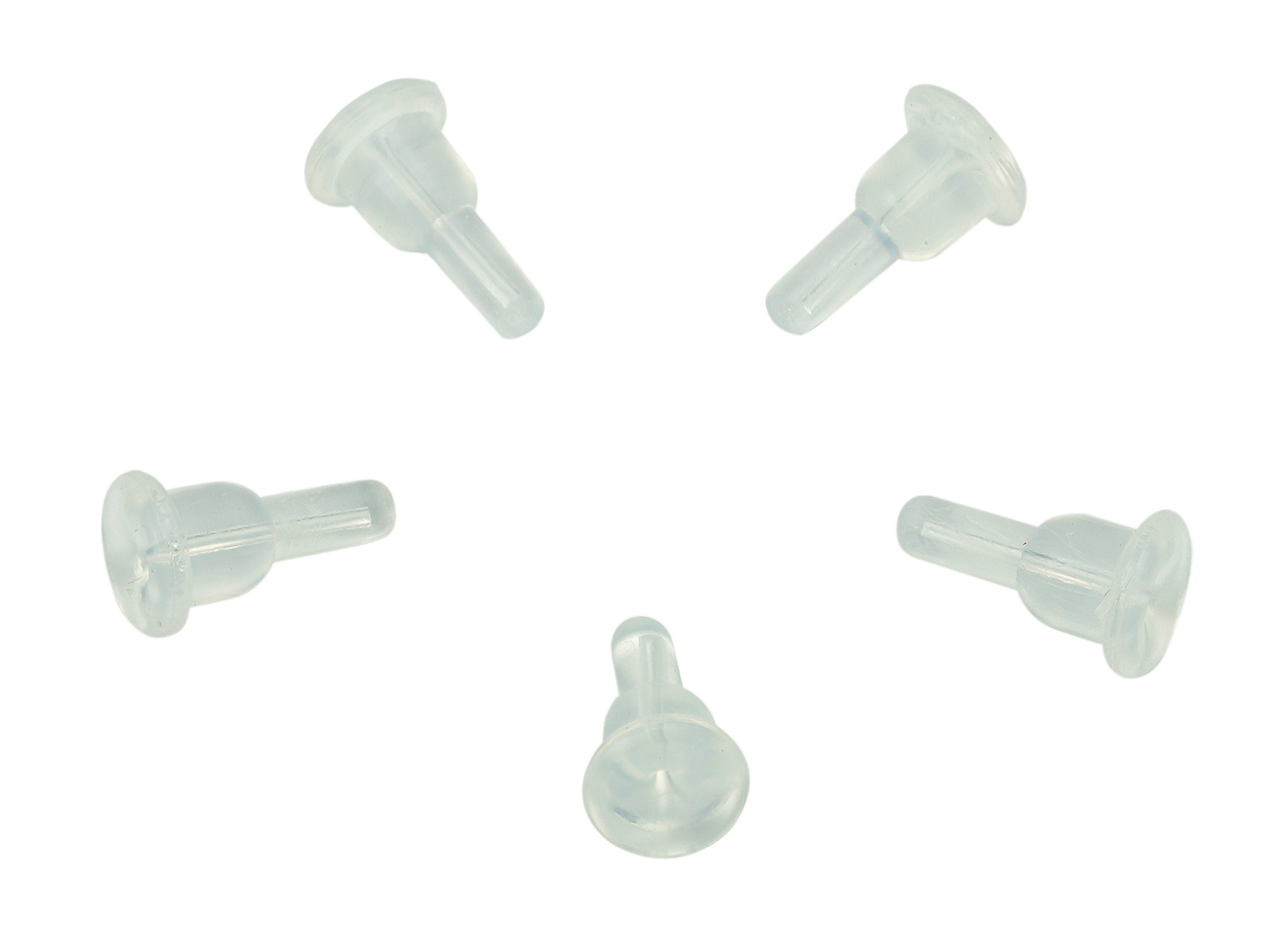 Clear Comfort Clutch Plastic Earring Backs | Hackberry Creek