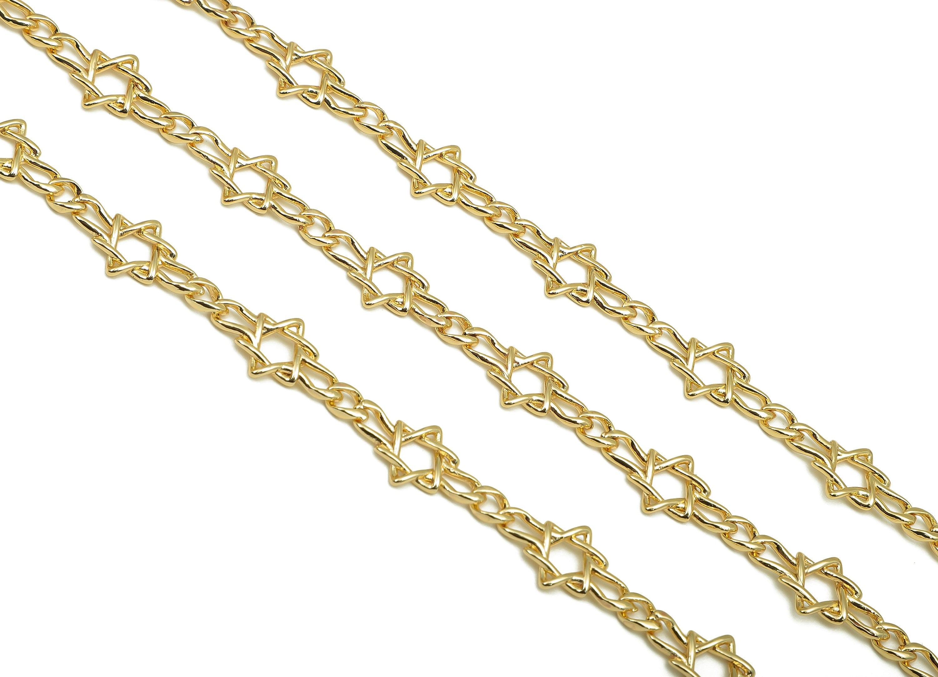 Brass Butterfly Chain - Gold Butterfly Chain - Butterfly Curb Chain - For Necklace - 18K Chains - 20x11.2x2.3mm - RGP5820 - DOMEDBAZAAR