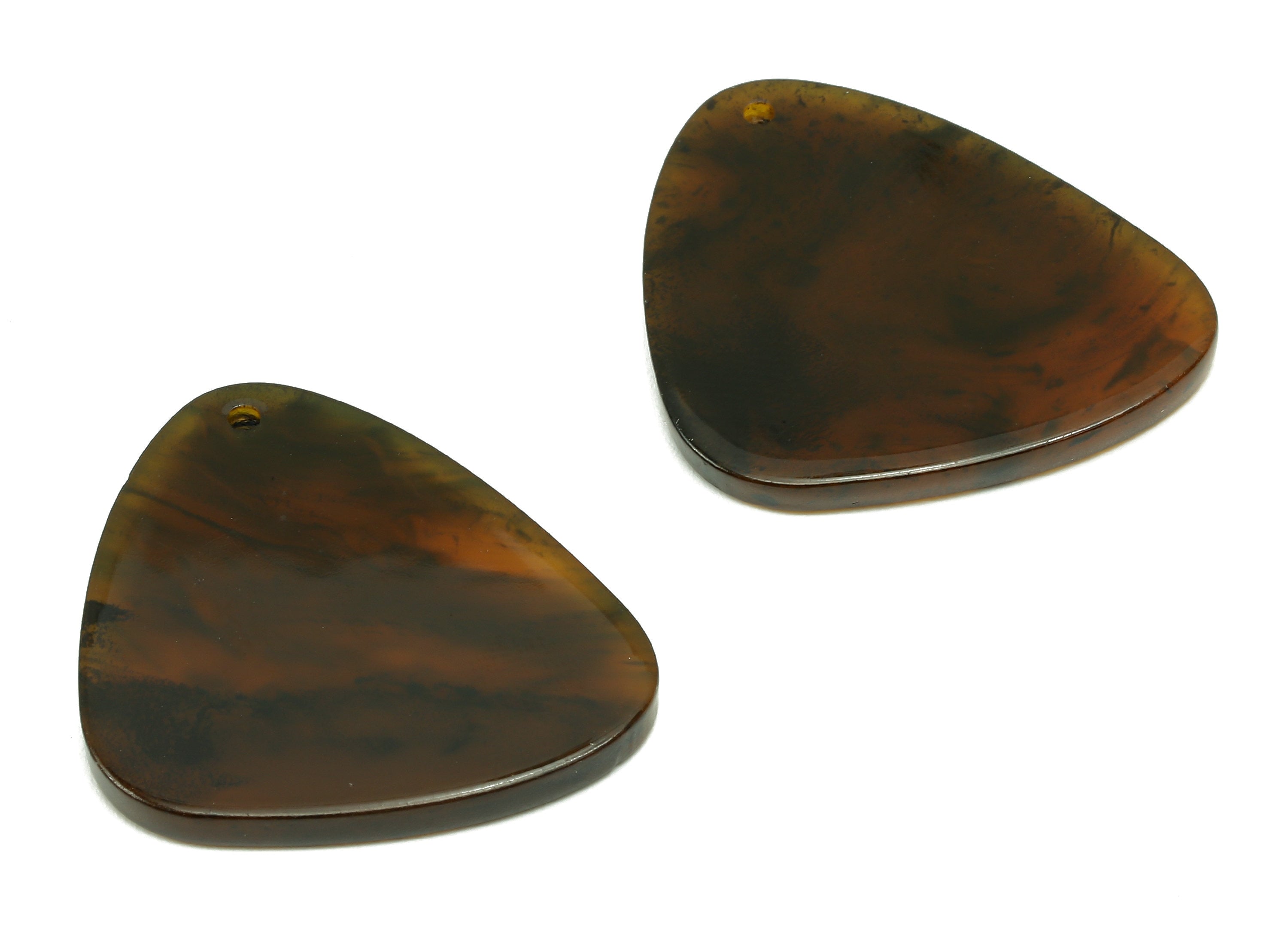 Acetate Geometric Earrings Charms - Shield Earring - Acetate Pendant - Earring Findings - Color Code: A625 - 28x23.3x2.4mm - AC1259-A625 - DOMEDBAZAAR