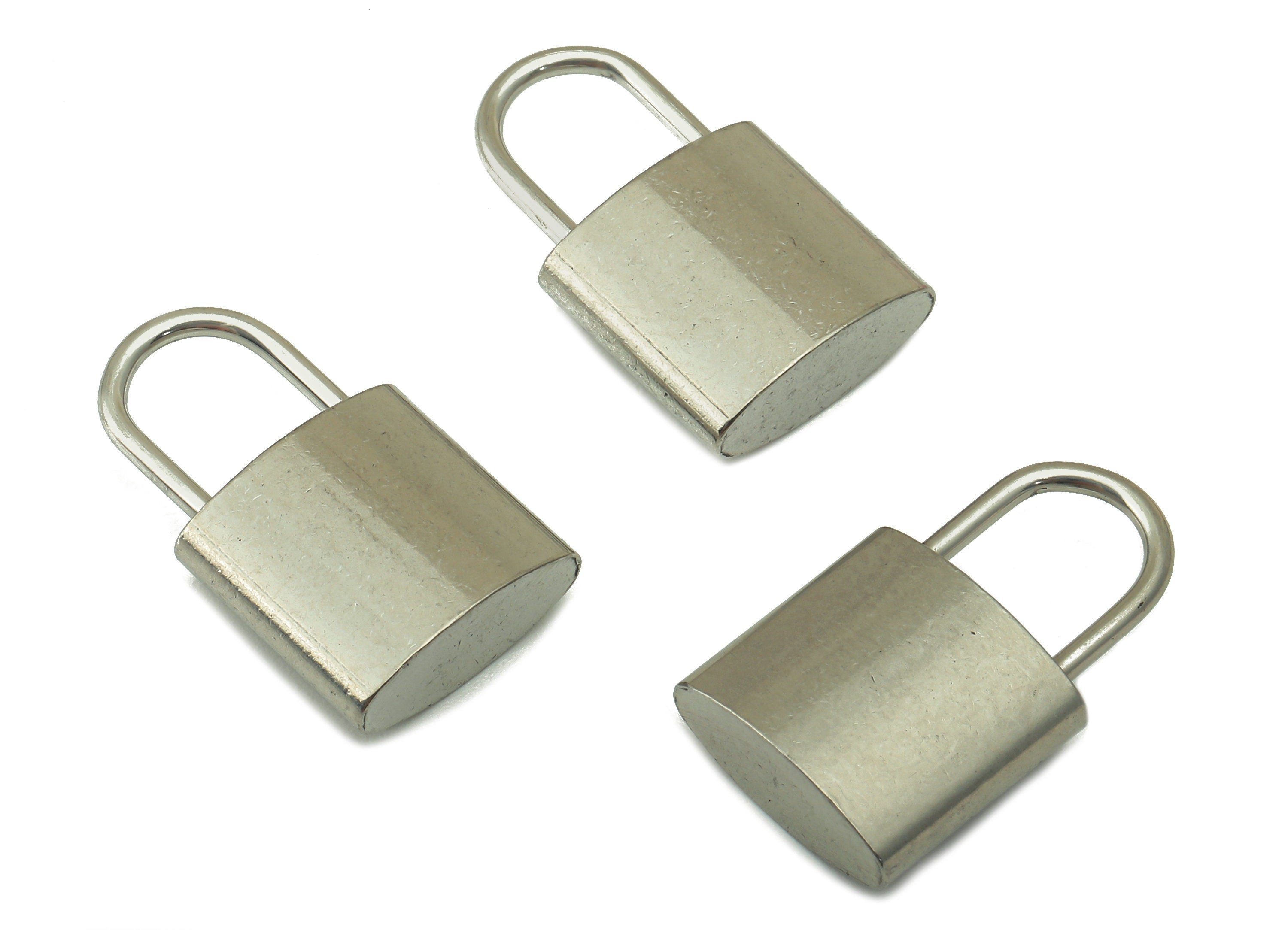 Stainless Steel Lock Earring Charm - Steel Fetter Earring Charm -304 Stainless Steel - Steel Padlock Charm -19.91x 11.72 x 24.95mm - SS1438 - DOMEDBAZAAR