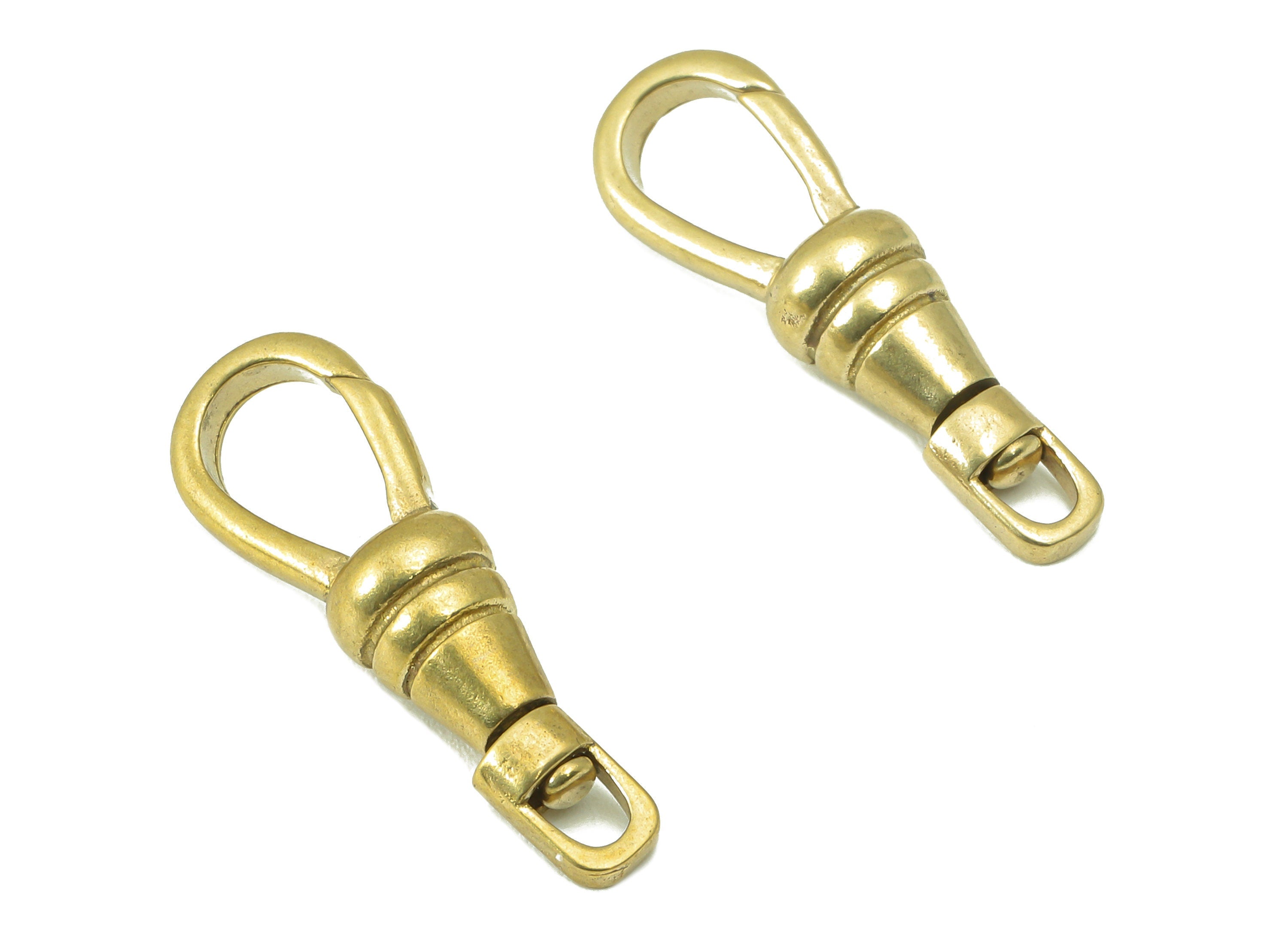 Brass Lobster Claw -Raw Brass Gourd Clasp Charm -Brass Parrot Clasps- For Pendant - For Necklace - 25.71 x 8.28 x 6.23mm - PP8291 - DOMEDBAZAAR