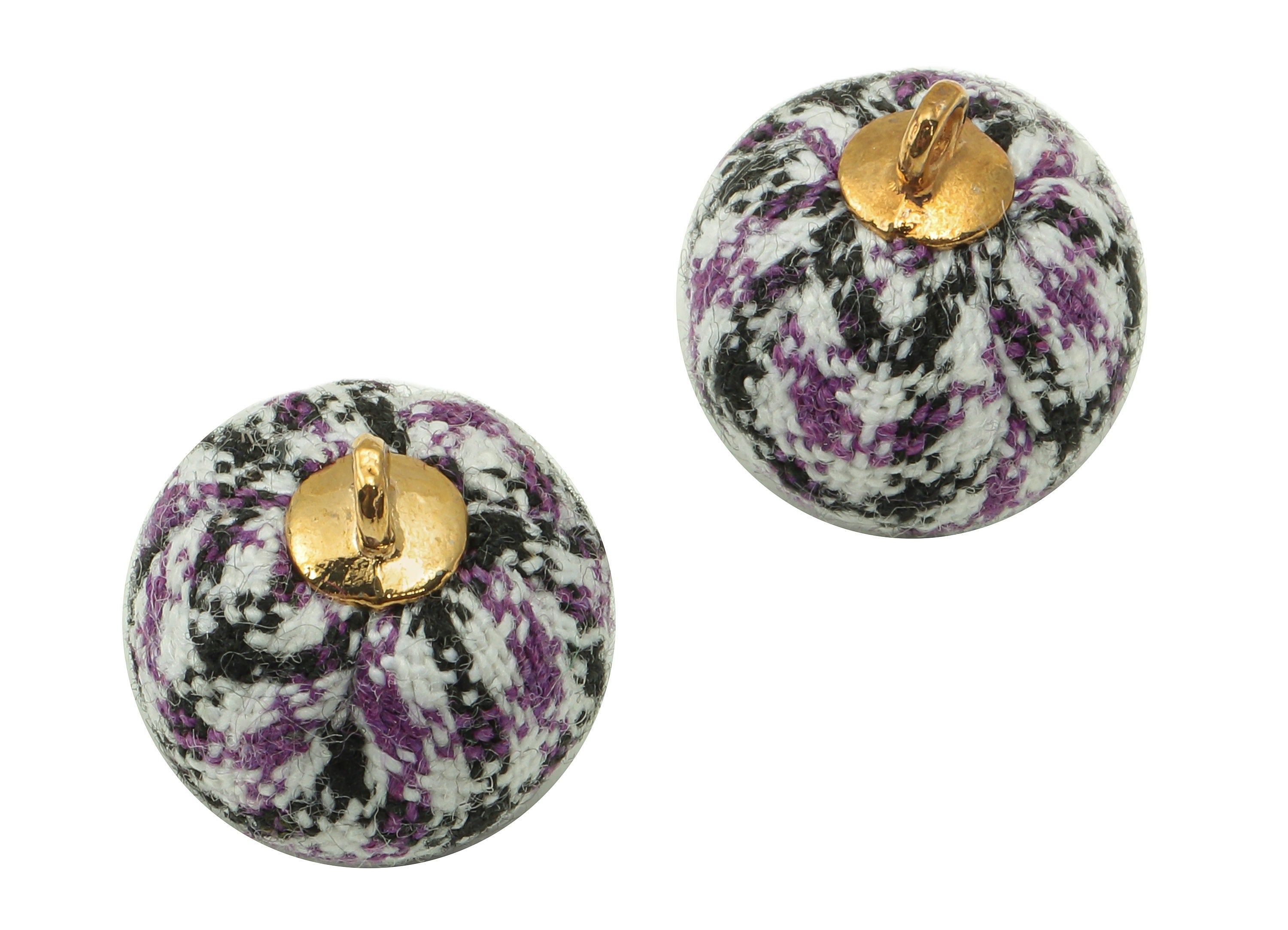 Pom Pom Earring Charms - Fur Ball Pendant - Aluminum Alloy - Earring Findings - Jewelry Accessories - 17 x 14.8 x 14.8mm - TT1009C - DOMEDBAZAAR