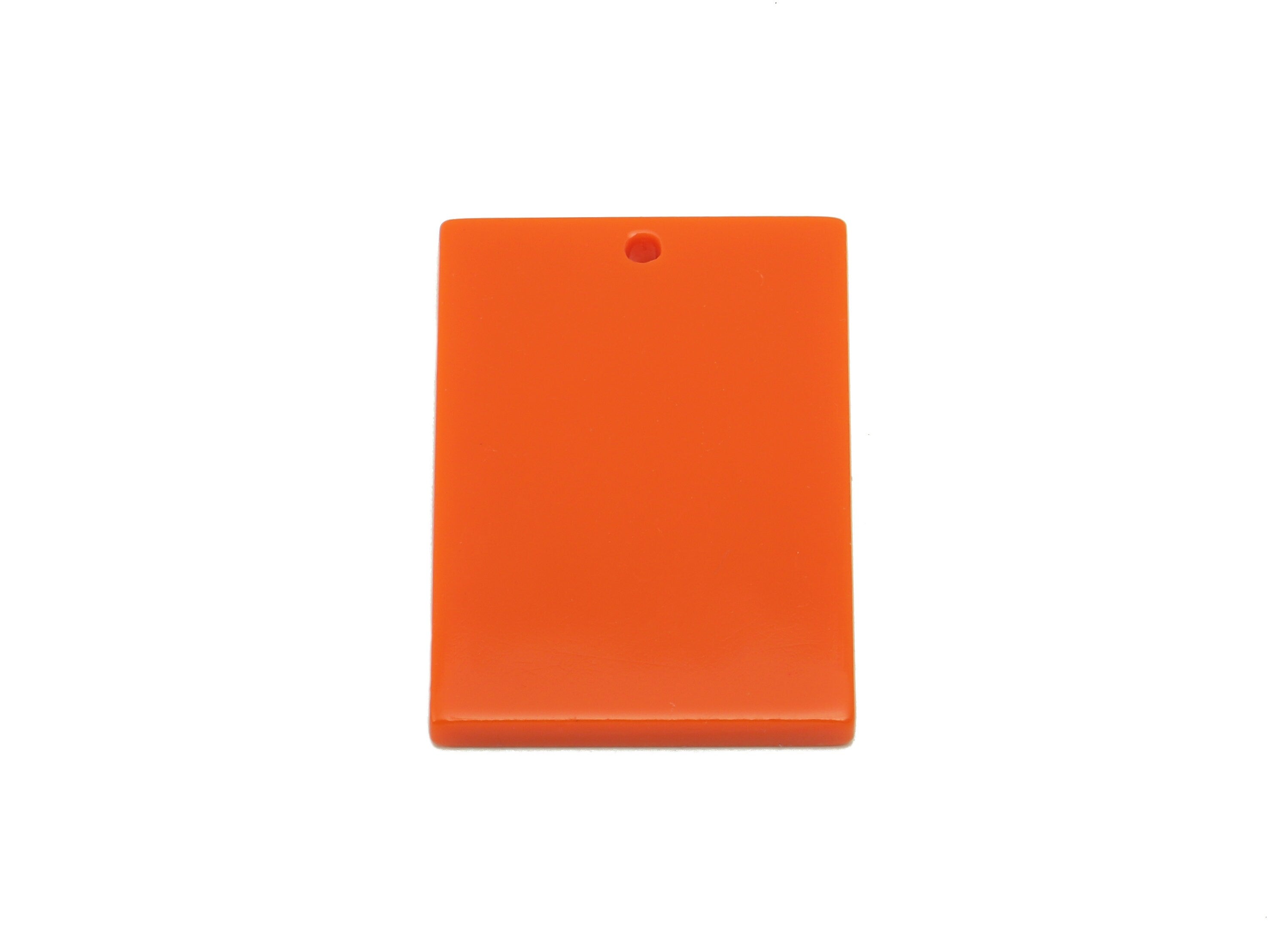Acetate Rectangle Charms - Acrylic Rectangle Earrings - Rectangle Earrings and Pendant - Color Code: A808 - 27.44x18.49x2.09mm - AC1759-A808 - DOMEDBAZAAR