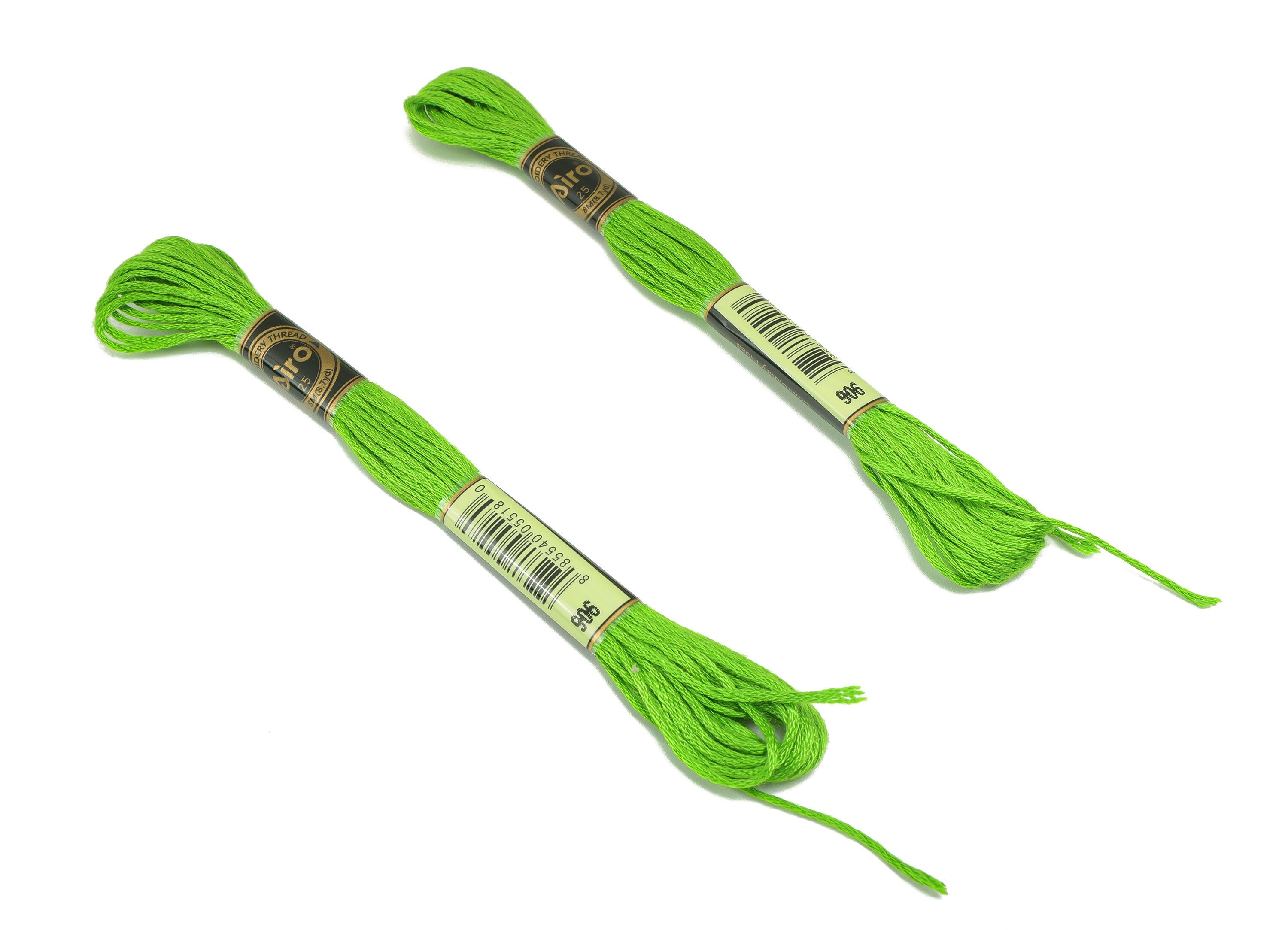Embroidery Floss - 12 Skeins of 8 meters - Embroidery Thread - Cross Stitch Floss - Embroidery Accessories - HM1055-906 - DOMEDBAZAAR