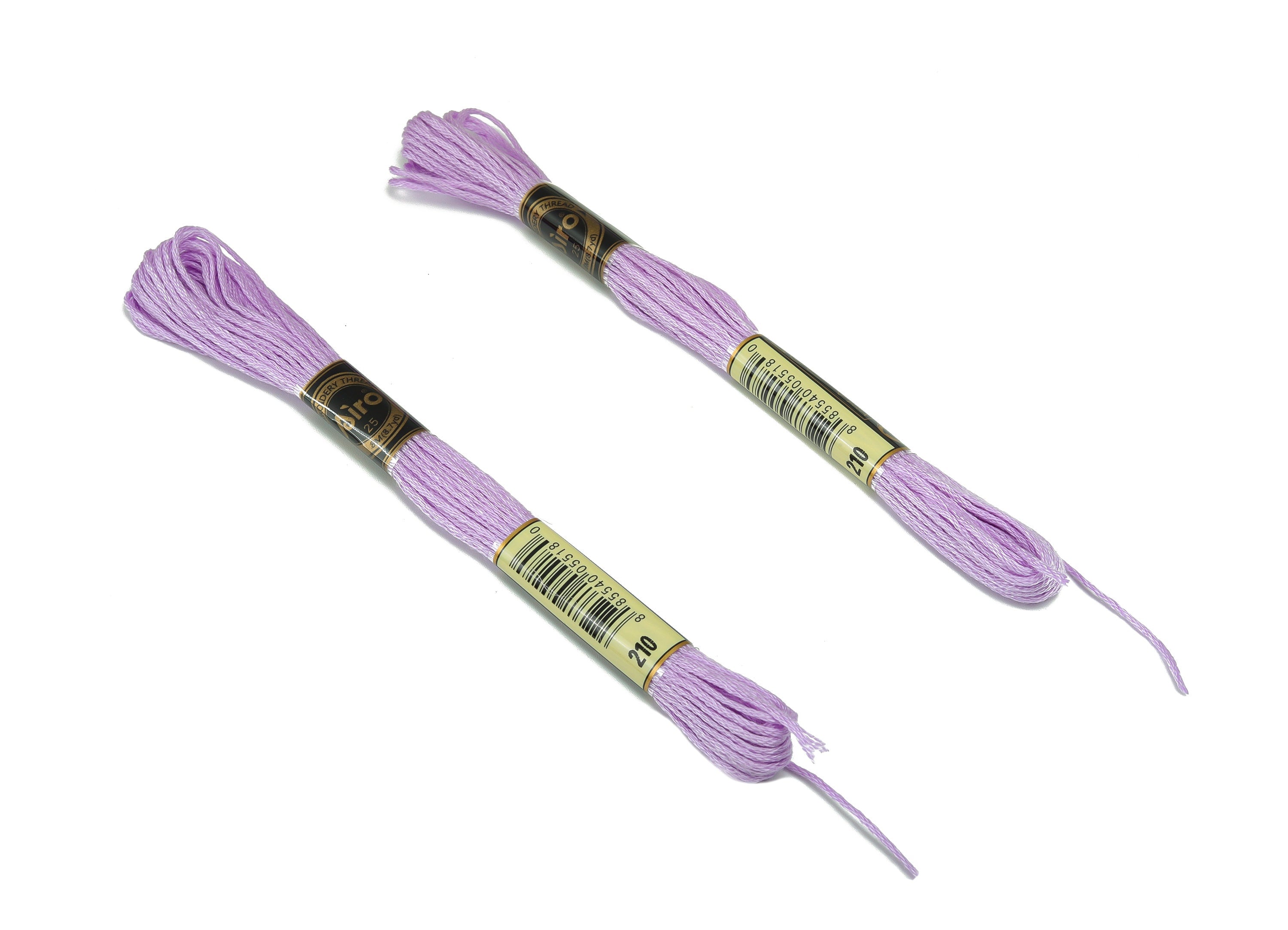 Embroidery Floss - 12 Skeins of 8 meters - Embroidery Thread - Cross Stitch Floss - Embroidery Accessories - HM1055-210 - DOMEDBAZAAR