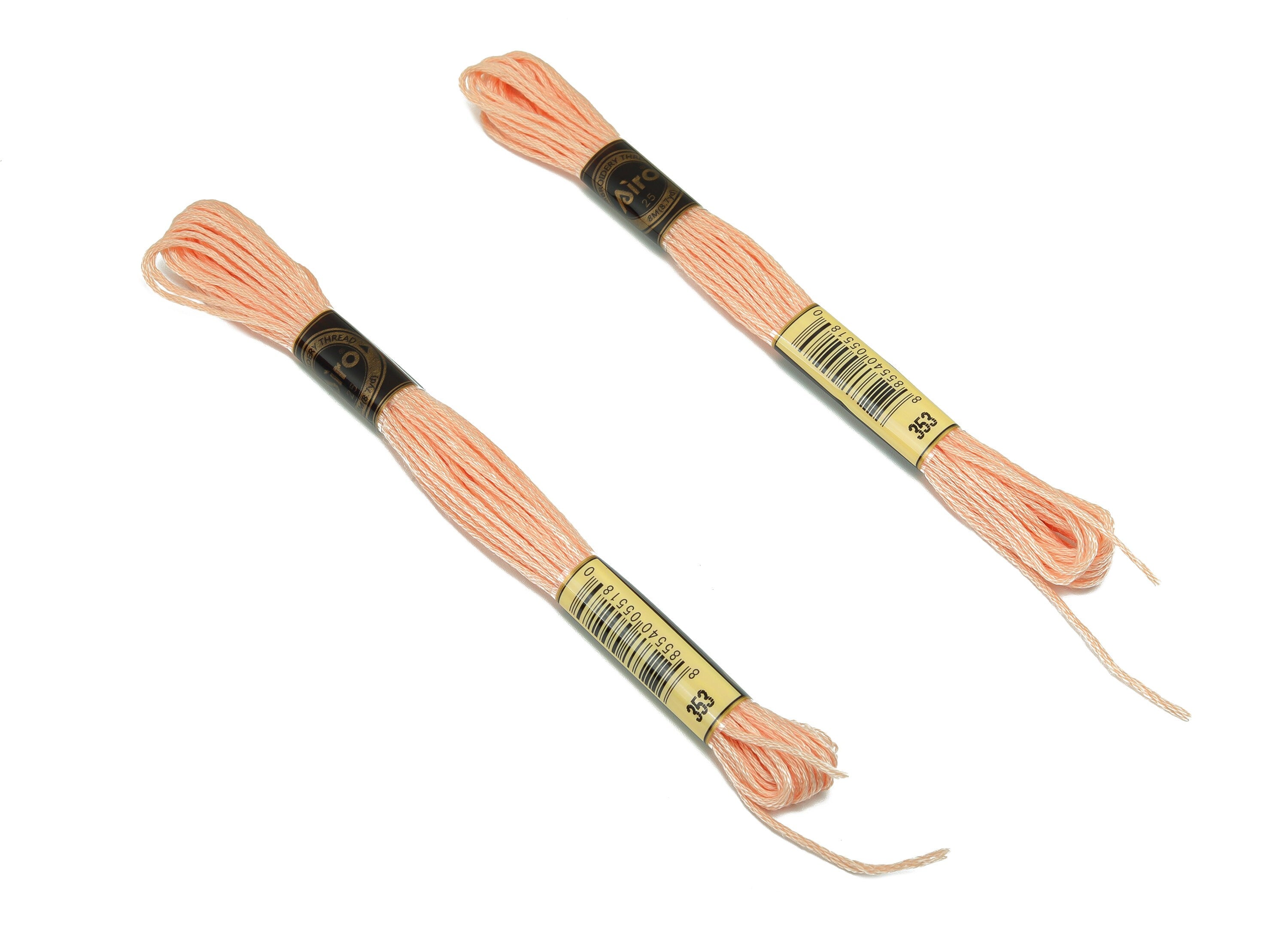 Embroidery Floss - 12 Skeins of 8 meters - Embroidery Thread - Cross Stitch Floss - Embroidery Accessories - HM1055-353 - DOMEDBAZAAR