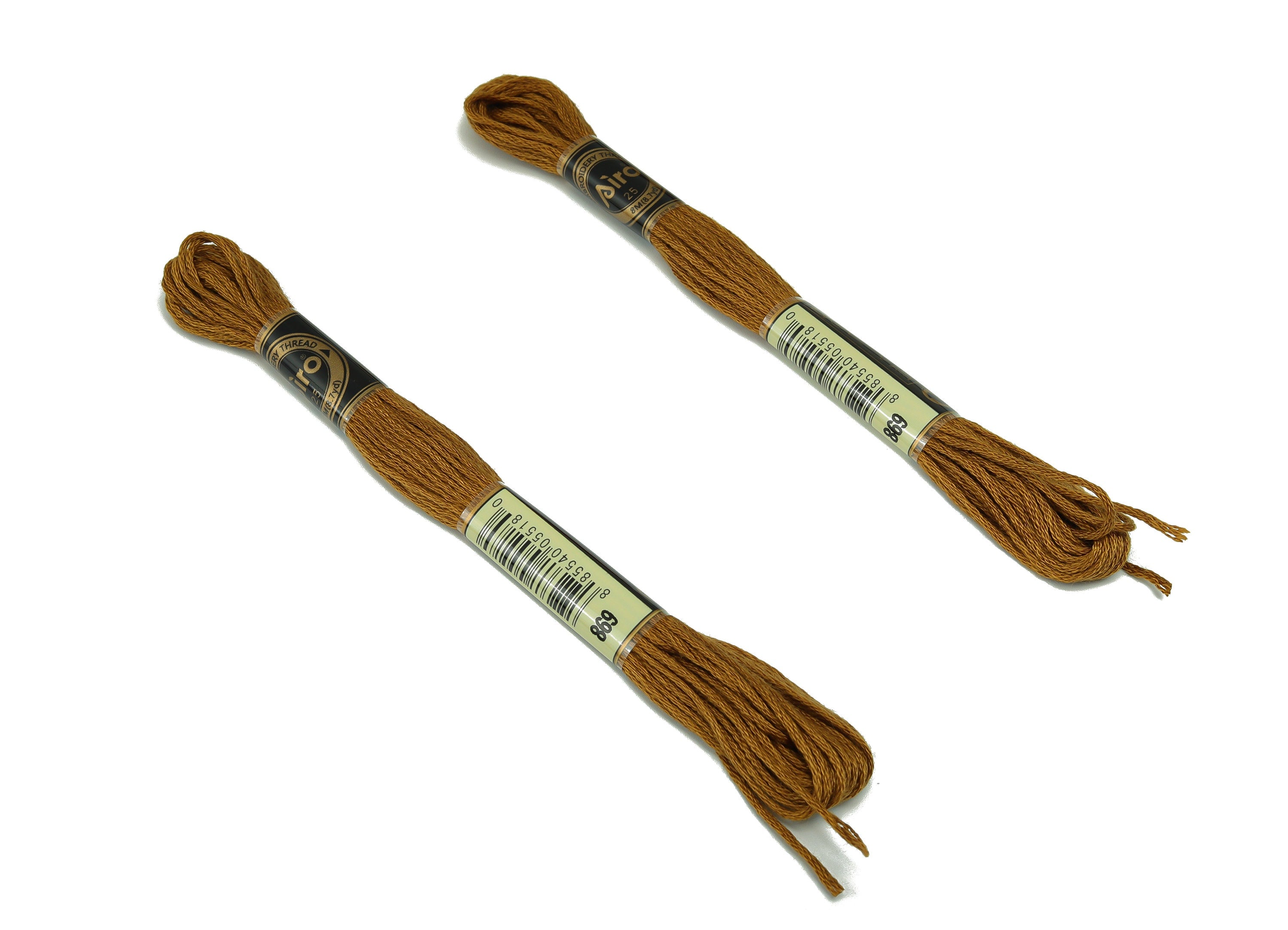 Embroidery Floss - 12 Skeins of 8 meters - Embroidery Thread - Cross Stitch Floss - Embroidery Accessories - HM1055-869 - DOMEDBAZAAR