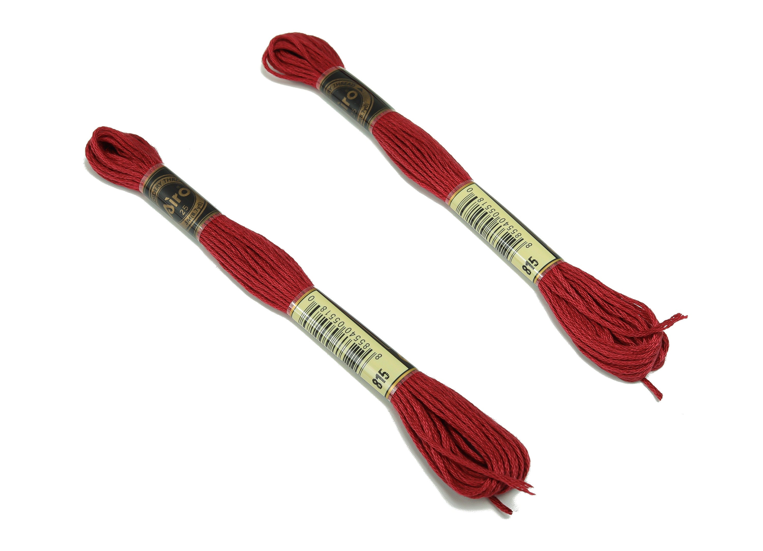 Embroidery Floss - 12 Skeins of 8 meters - Embroidery Thread - Cross Stitch Floss - Embroidery Accessories - HM1055-815 - DOMEDBAZAAR