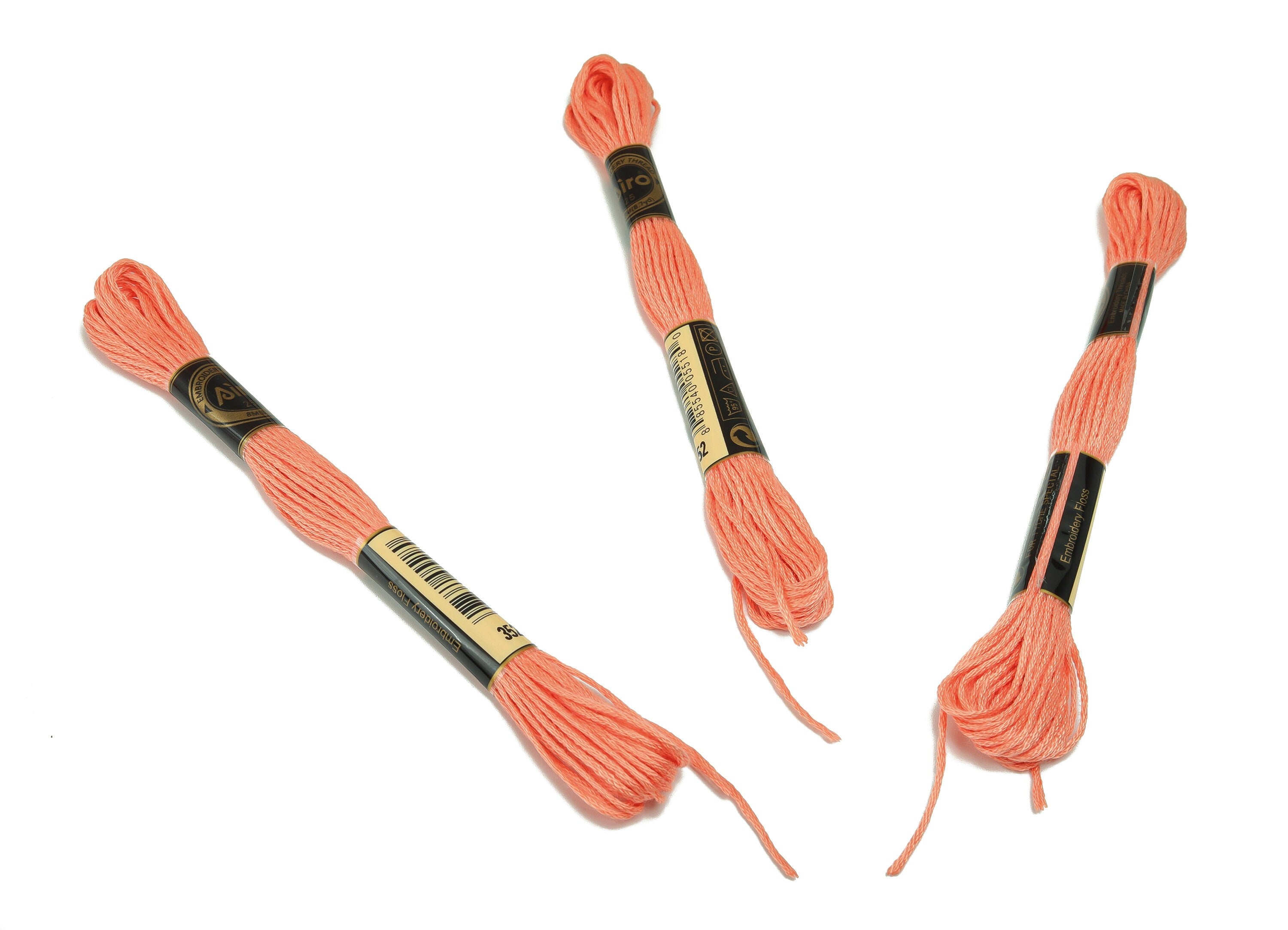 Embroidery Floss - 12 Skeins of 8 meters - Embroidery Thread - Cross Stitch Floss - Embroidery Accessories - HM1055-352 - DOMEDBAZAAR