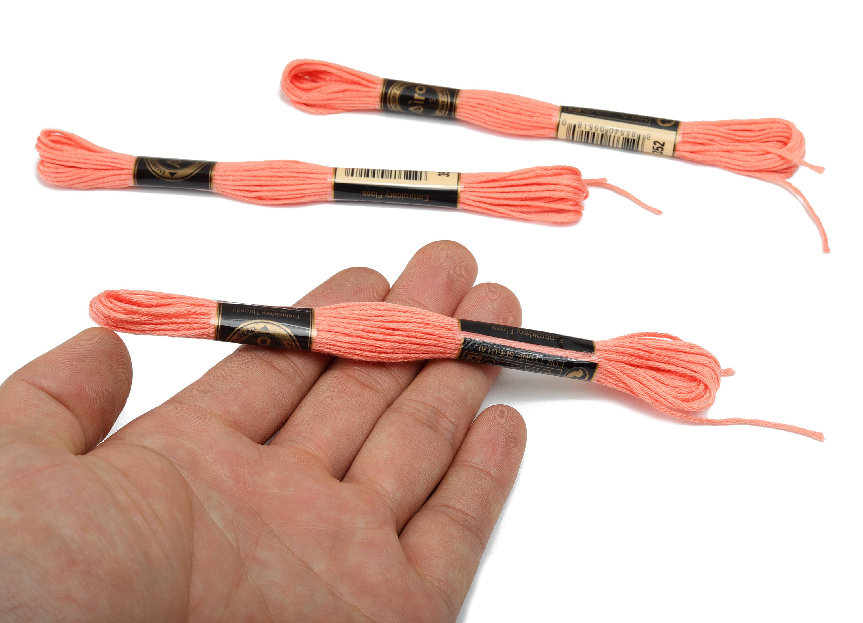 Embroidery Floss - 12 Skeins of 8 meters - Embroidery Thread - Cross Stitch Floss - Embroidery Accessories - HM1055-352 - DOMEDBAZAAR
