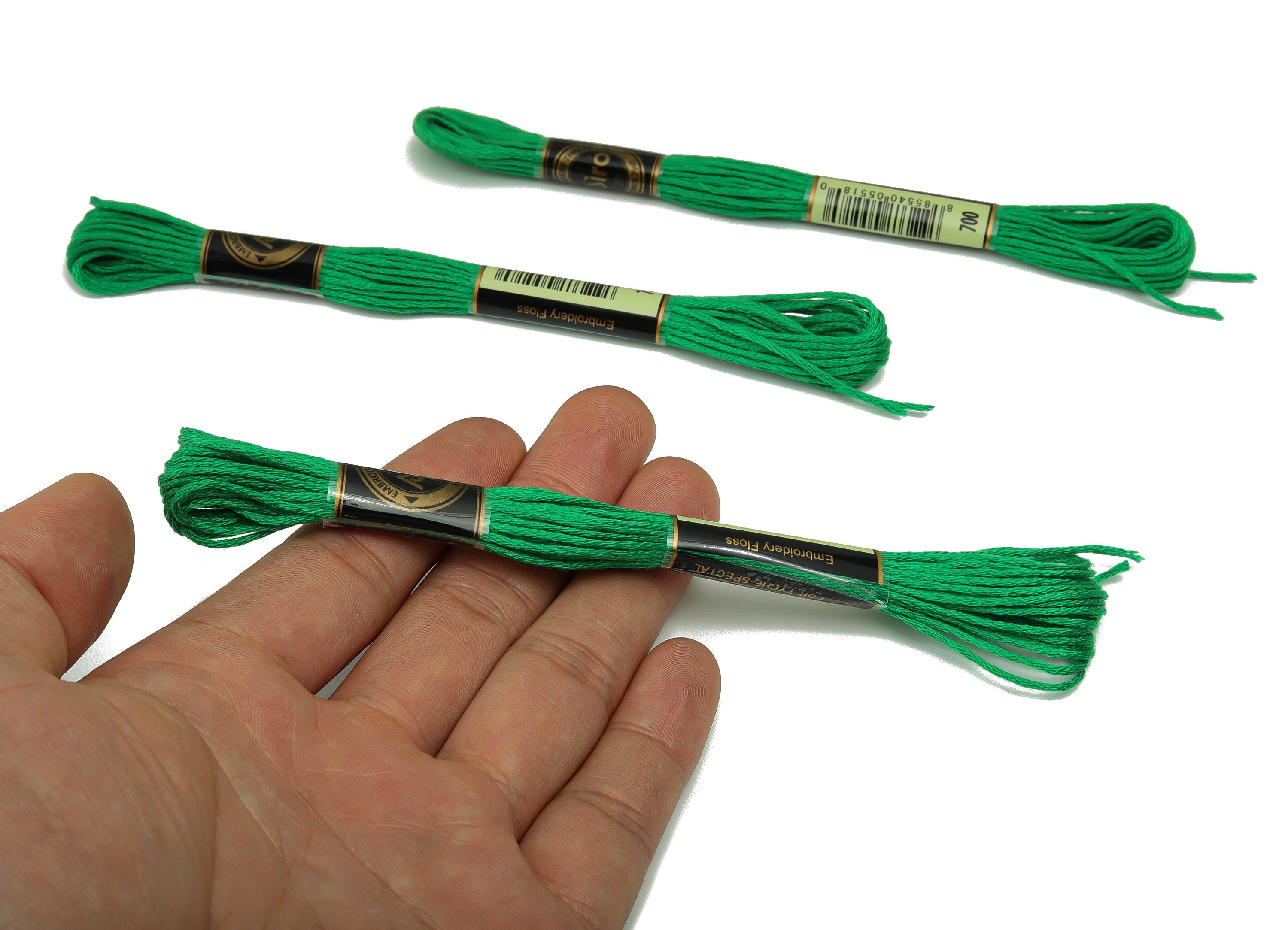 Embroidery Floss - 12 Skeins of 8 meters - Embroidery Thread - Cross Stitch Floss - Embroidery Accessories - HM1055-700 - DOMEDBAZAAR