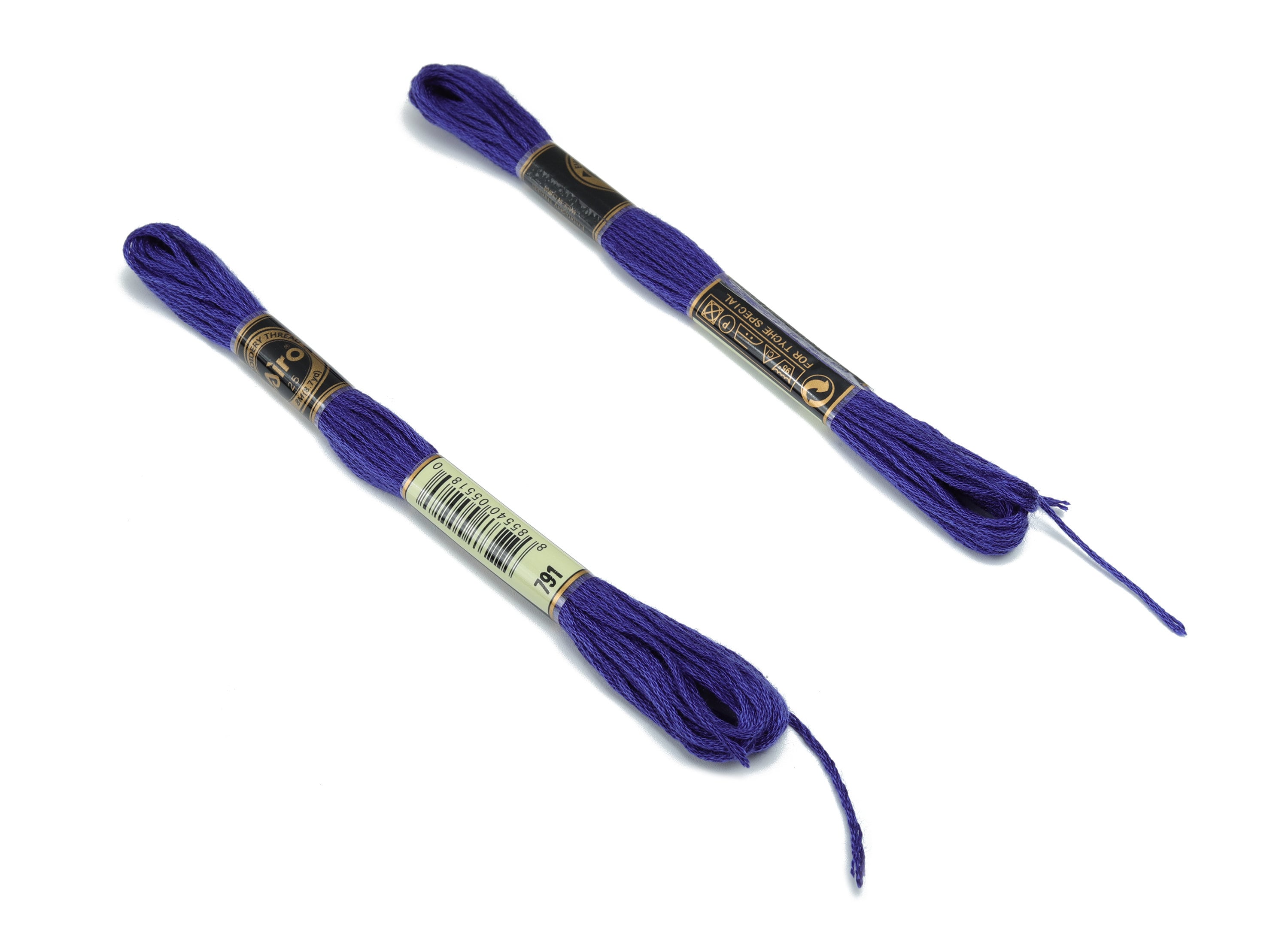 Embroidery Floss - 12 Skeins of 8 meters - Embroidery Thread - Cross Stitch Floss - Embroidery Accessories - HM1055-791 - DOMEDBAZAAR