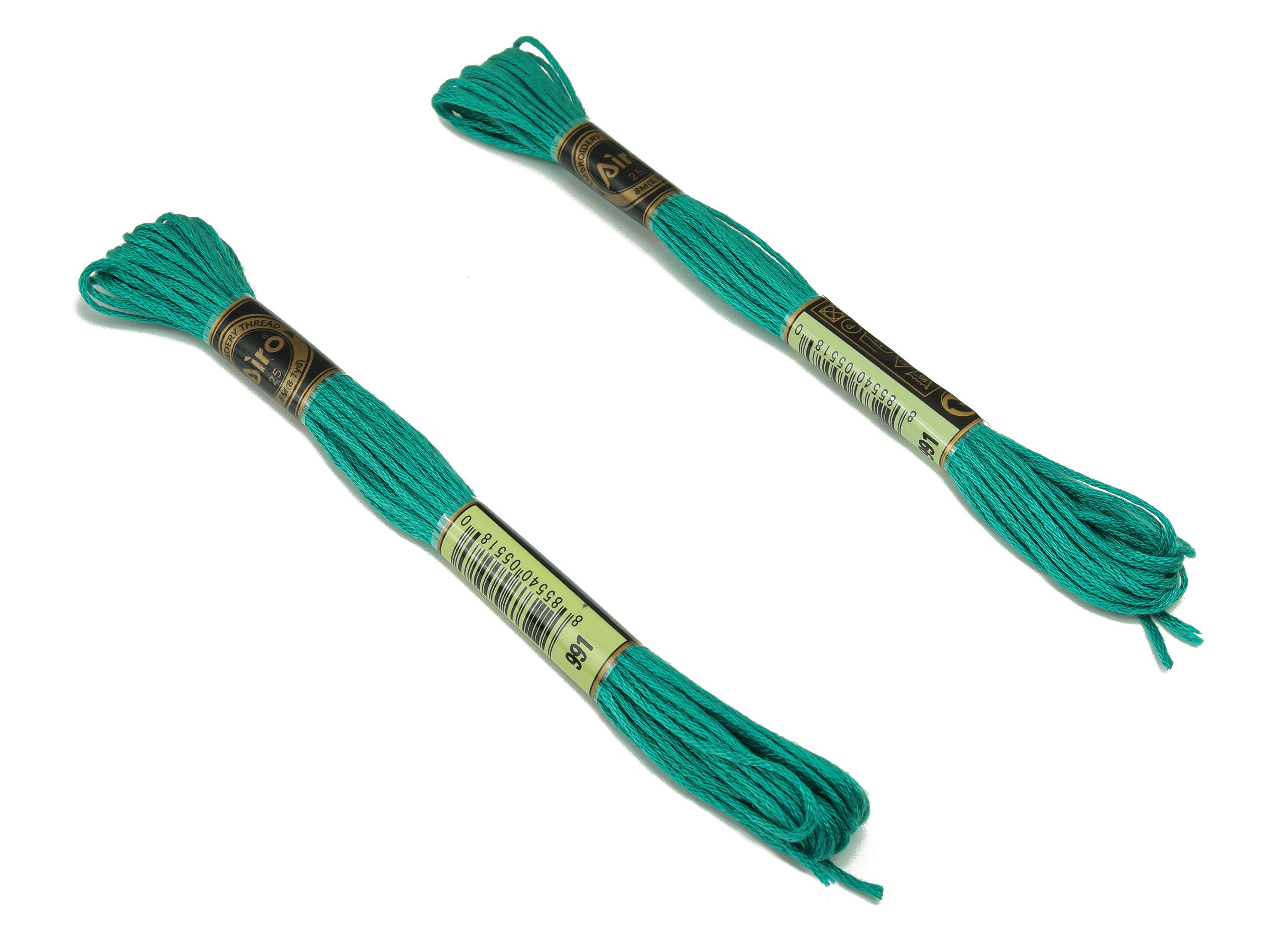 Embroidery Floss - 12 Skeins of 8 meters - Embroidery Thread - Cross Stitch Floss - Embroidery Accessories - HM1055-991 - DOMEDBAZAAR
