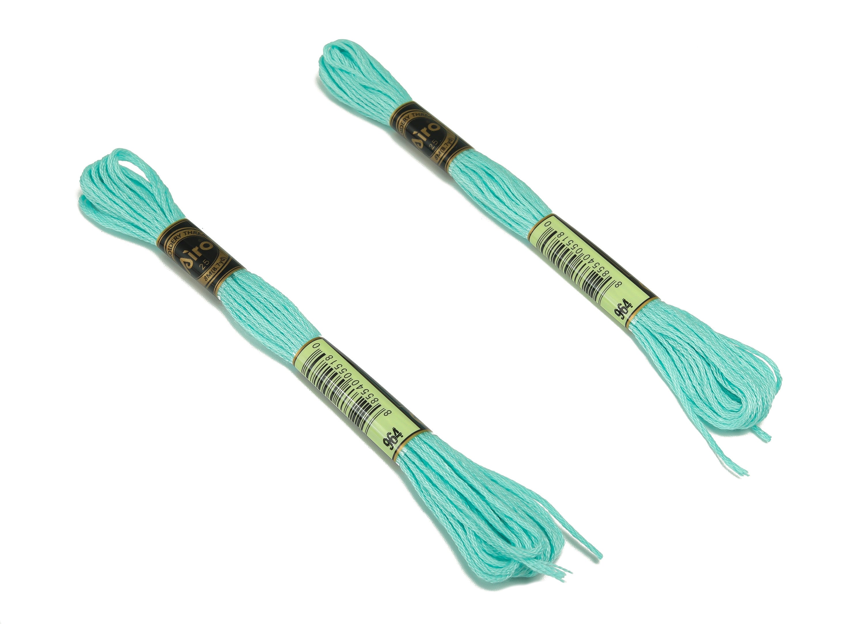 Embroidery Floss - 12 Skeins of 8 meters - Embroidery Thread - Cross Stitch Floss - Embroidery Accessories - HM1055-964 - DOMEDBAZAAR
