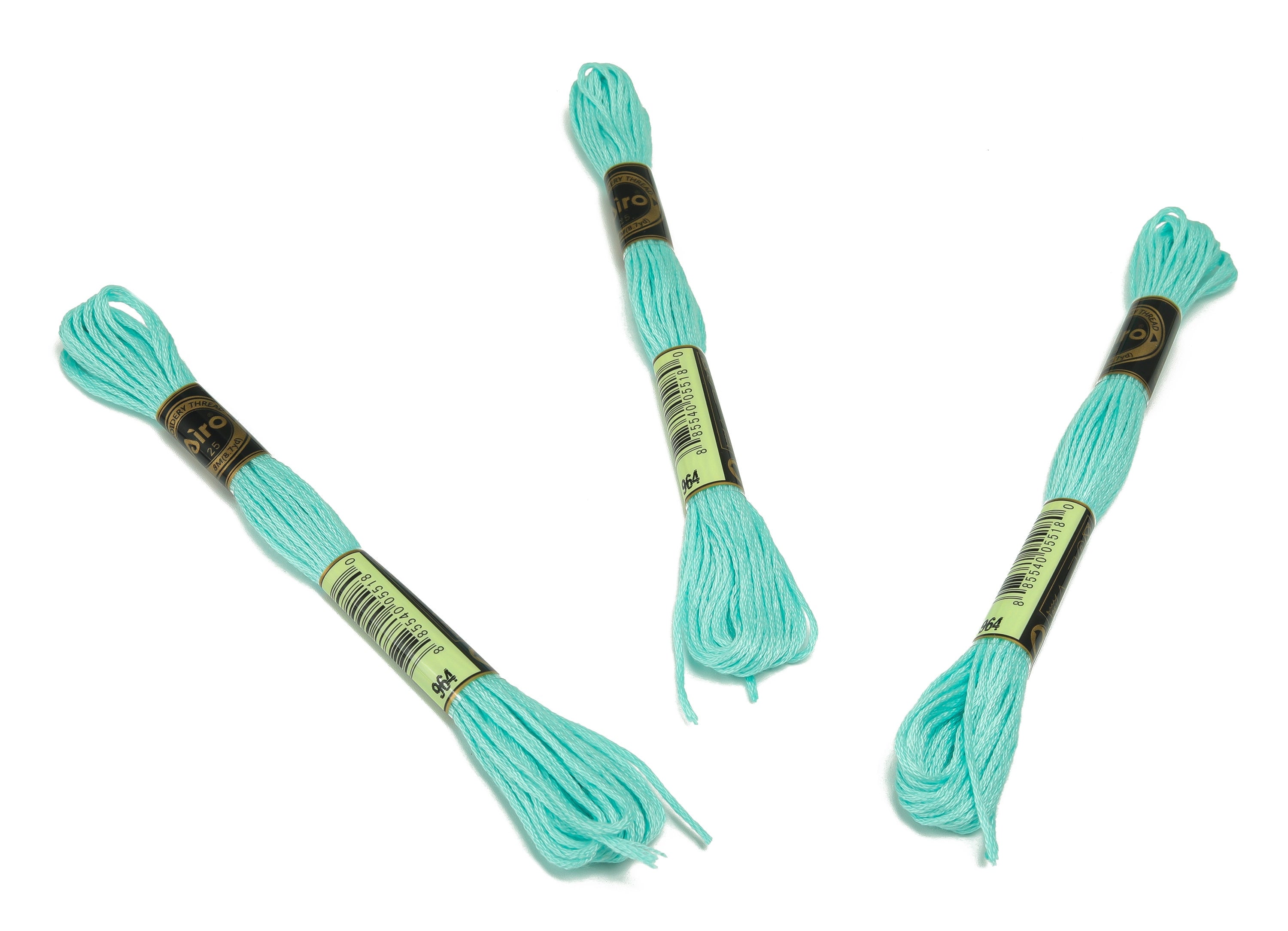 Embroidery Floss - 12 Skeins of 8 meters - Embroidery Thread - Cross Stitch Floss - Embroidery Accessories - HM1055-964 - DOMEDBAZAAR