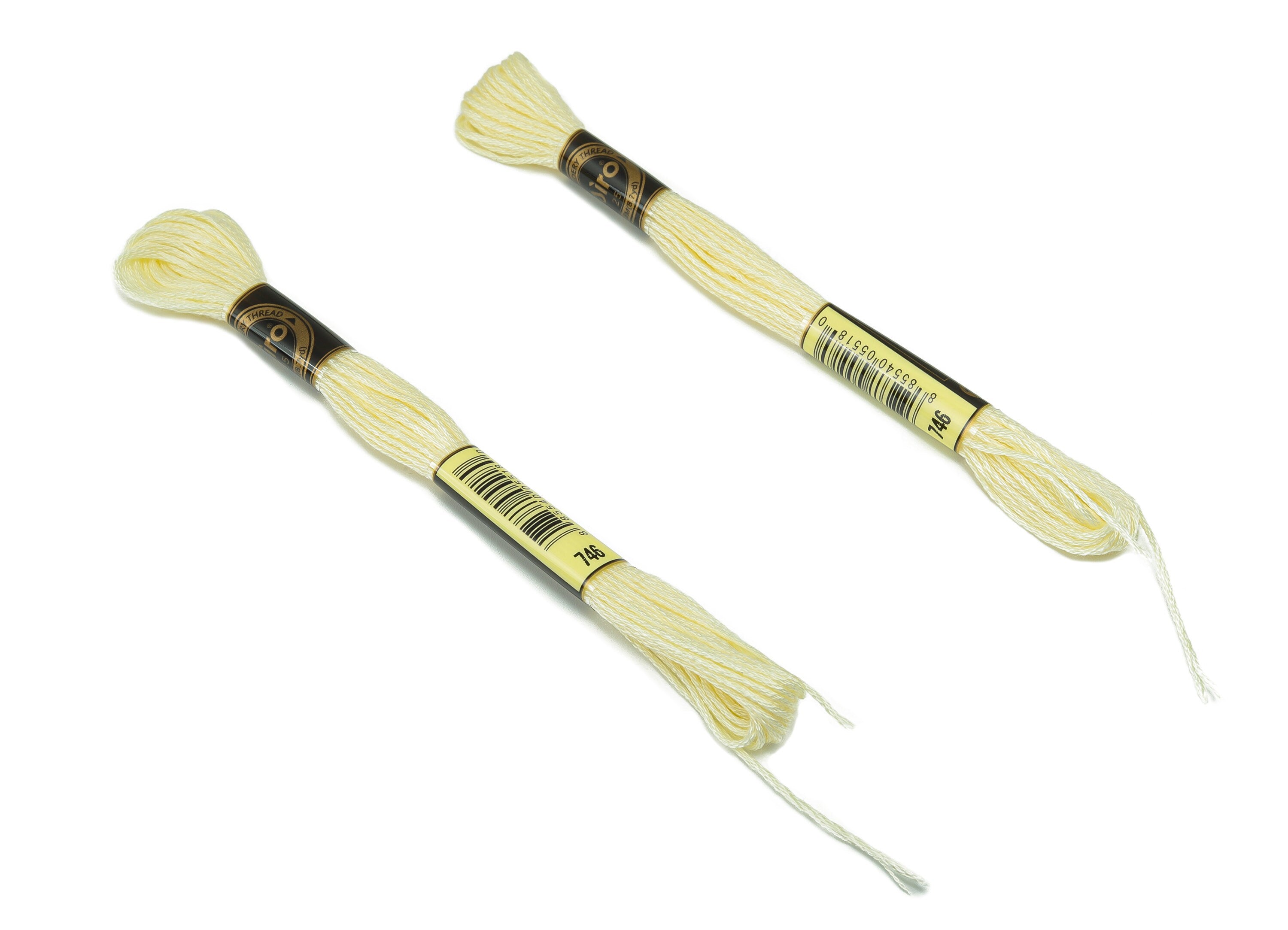 Embroidery Floss - 12 Skeins of 8 meters - Embroidery Thread - Cross Stitch Floss - Embroidery Accessories - HM1055-746 - DOMEDBAZAAR