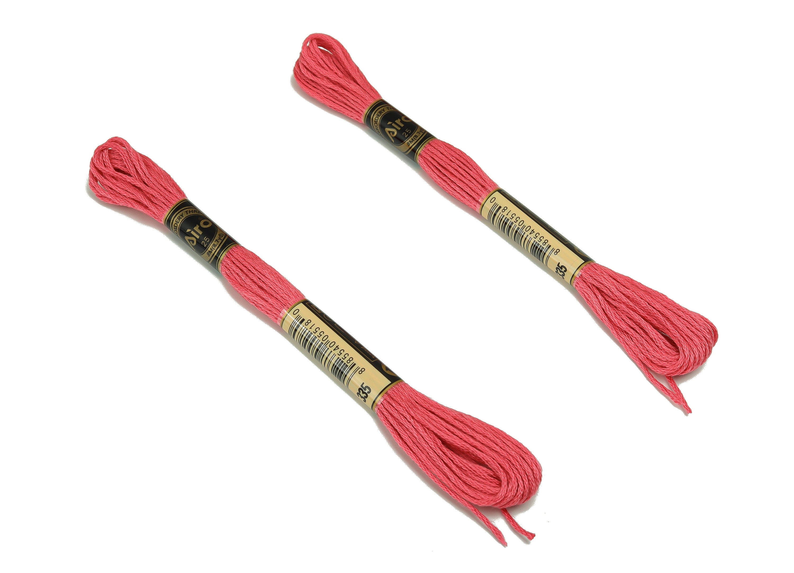 Embroidery Floss - 12 Skeins of 8 meters - Embroidery Thread - Cross Stitch Floss - Embroidery Accessories - HM1055-335 - DOMEDBAZAAR