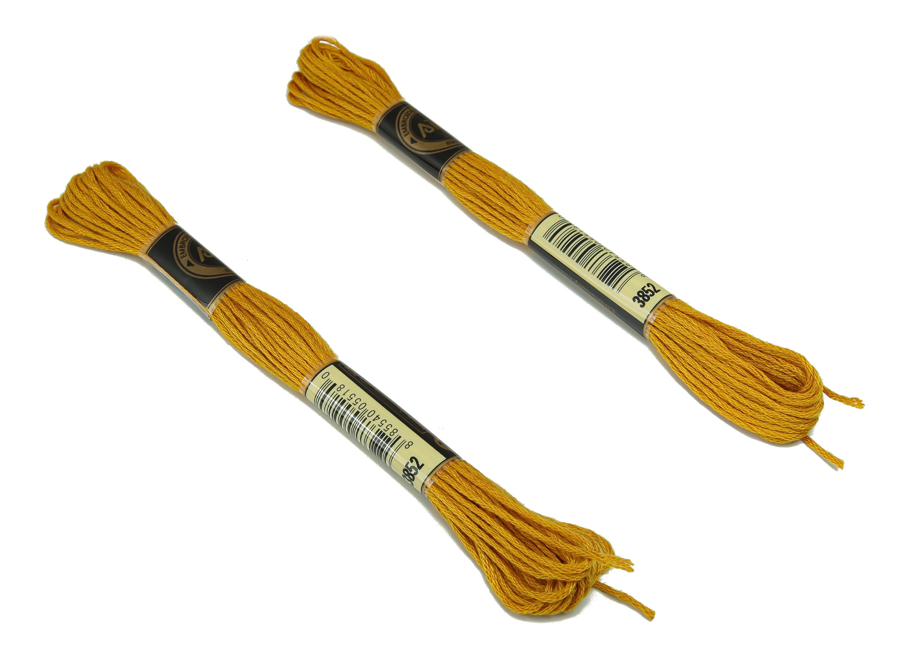 Embroidery Floss - 12 Skeins of 8 meters - Embroidery Thread - Cross Stitch Floss - Embroidery Accessories - HM1055-3852 - DOMEDBAZAAR