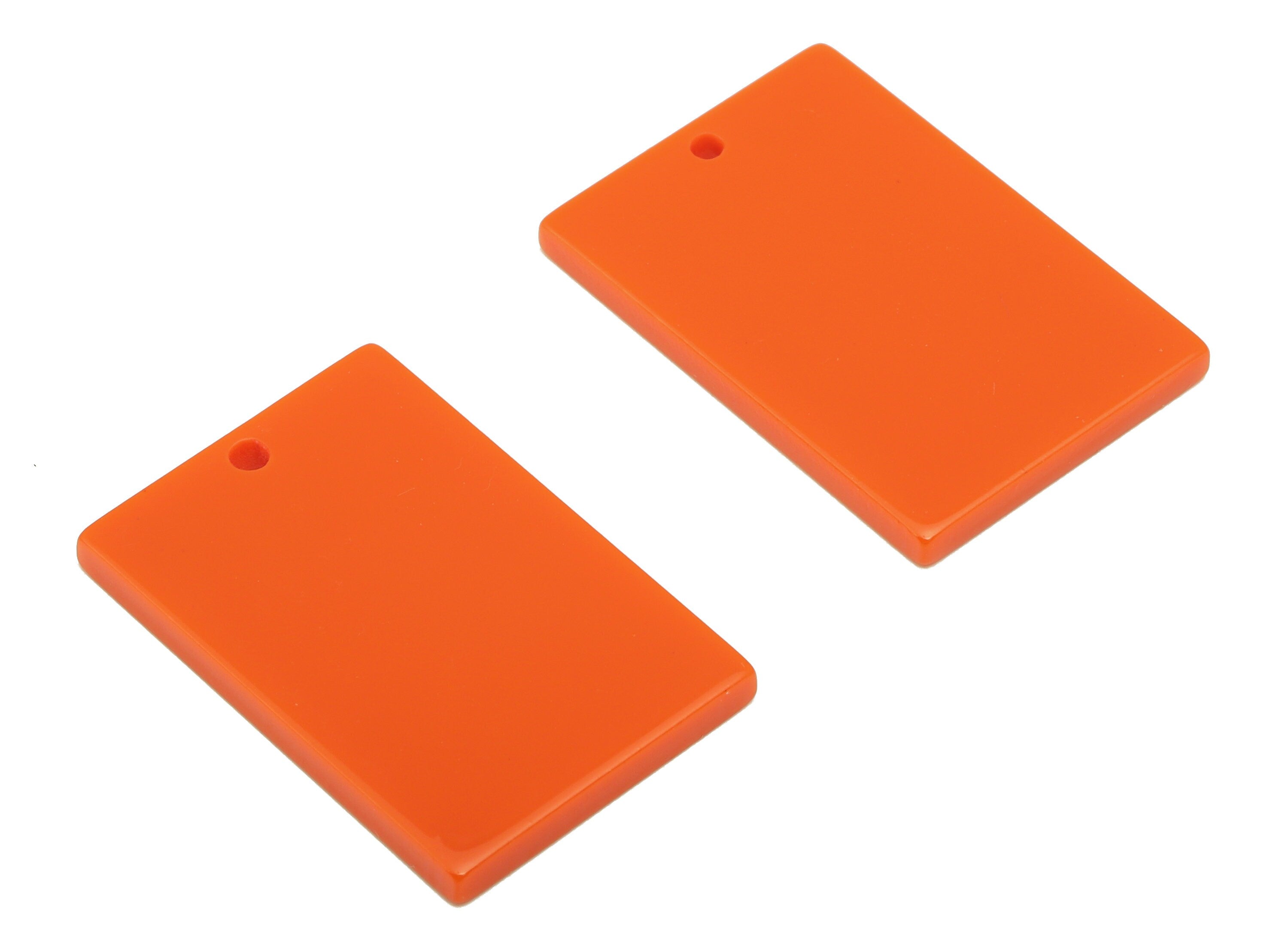 Acetate Rectangle Charms - Acrylic Rectangle Earrings - Rectangle Earrings and Pendant - Color Code: A808 - 27.44x18.49x2.09mm - AC1759-A808 - DOMEDBAZAAR
