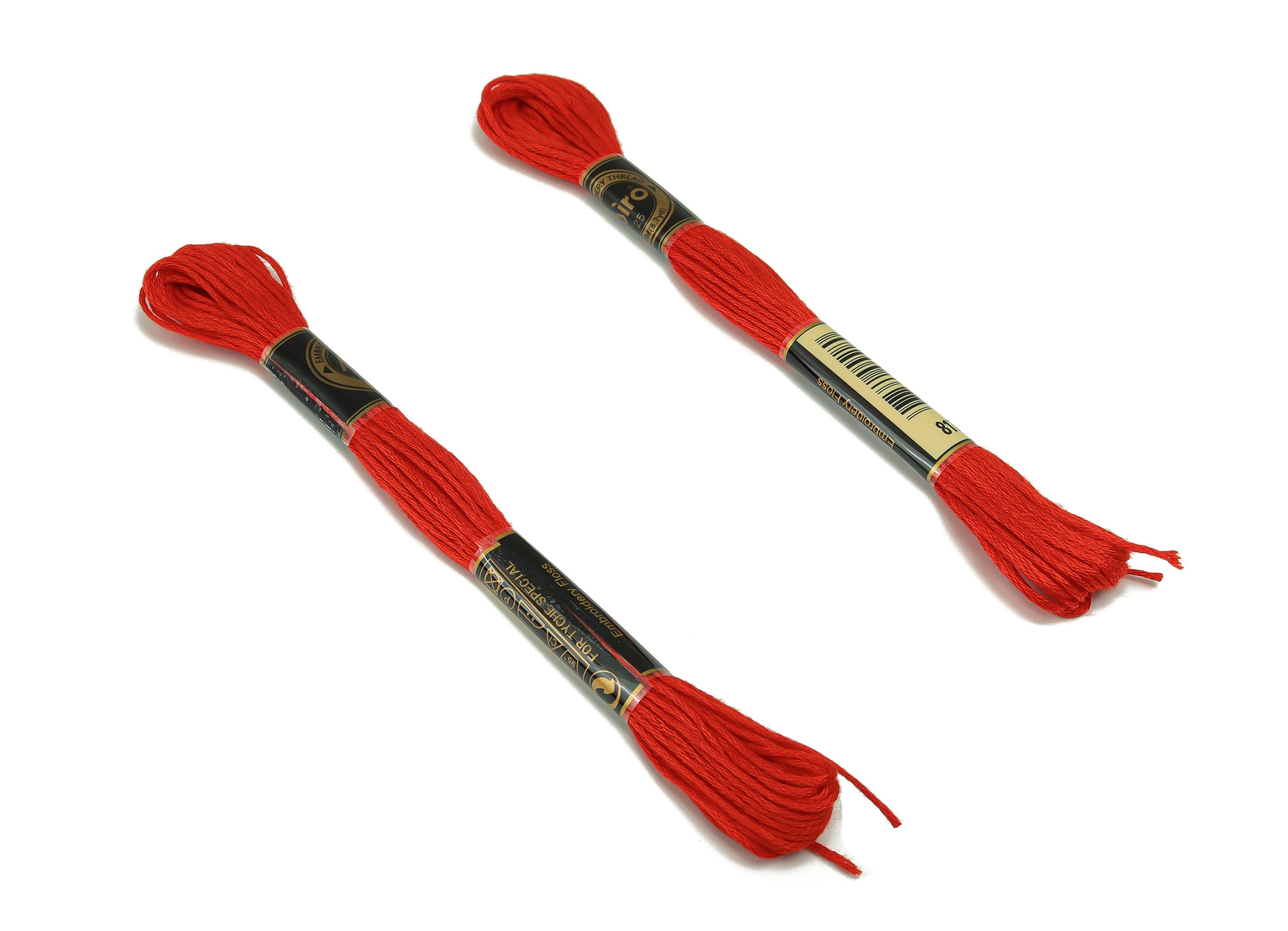 Embroidery Floss - 12 Skeins of 8 meters - Embroidery Thread - Cross Stitch Floss - Embroidery Accessories - HM1055-817 - DOMEDBAZAAR