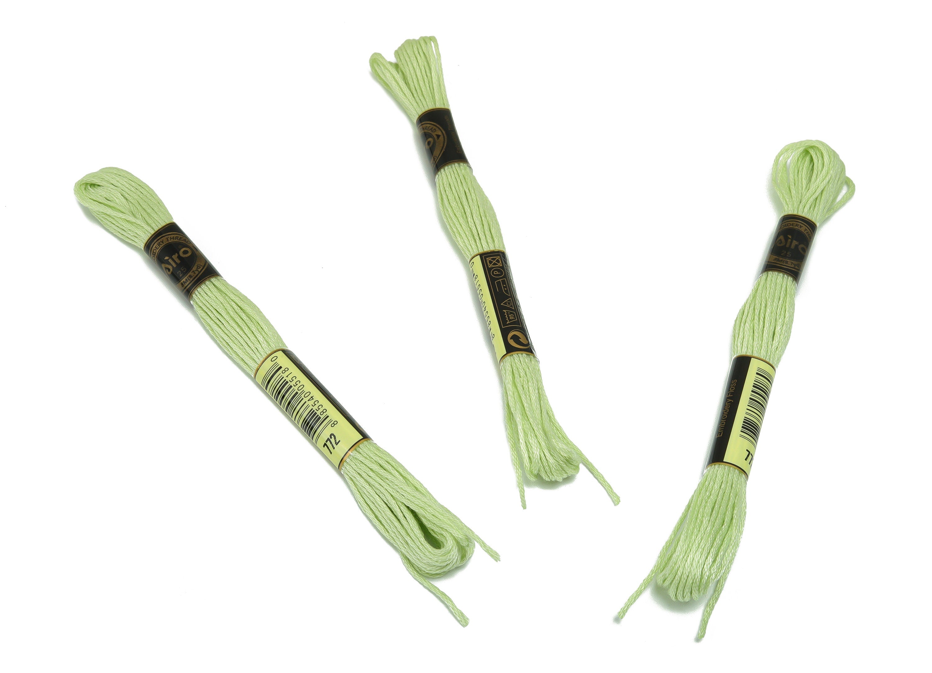 Embroidery Floss - 12 Skeins of 8 meters - Embroidery Thread - Cross Stitch Floss - Embroidery Accessories - HM1055-772 - DOMEDBAZAAR