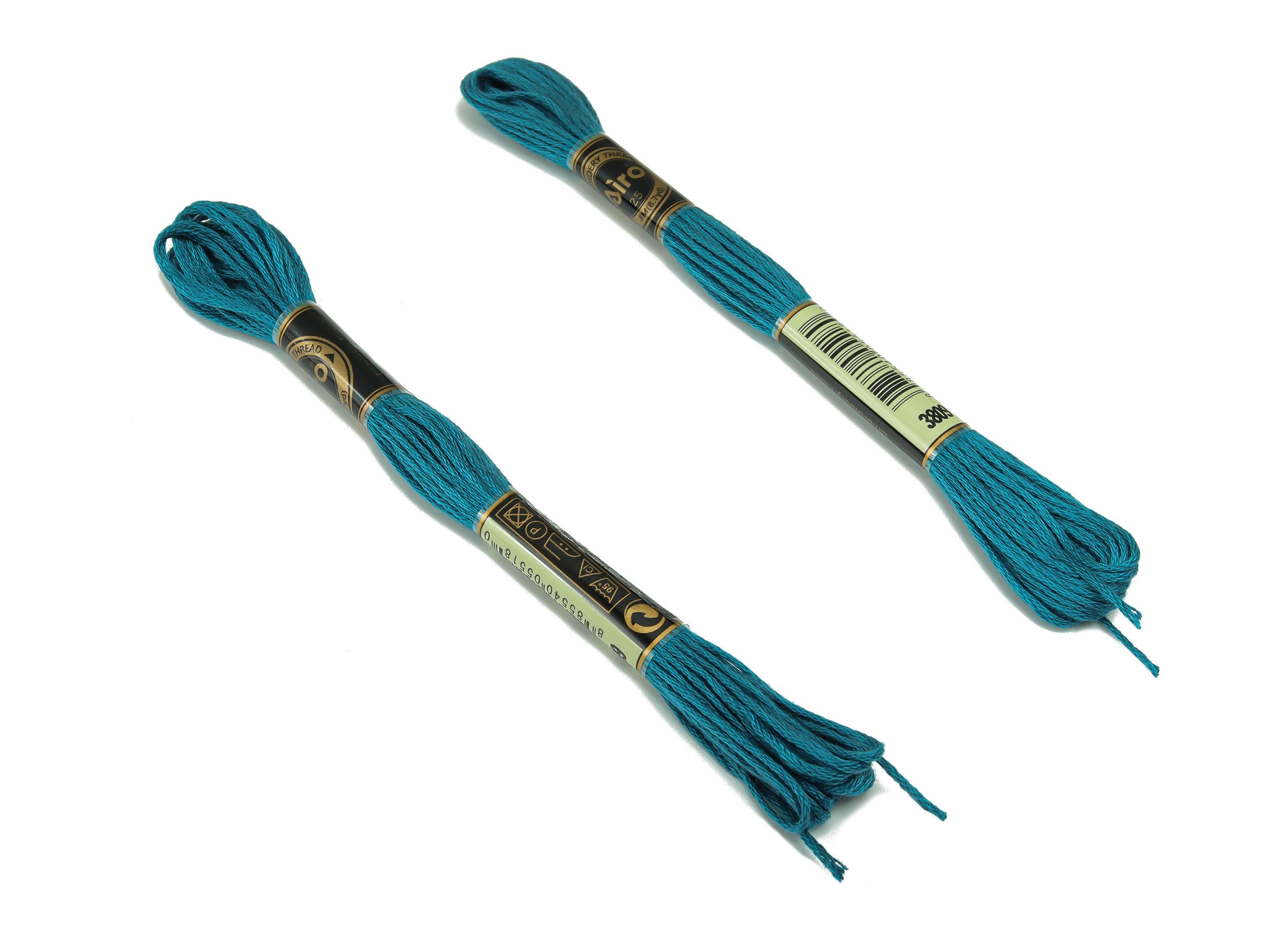 Embroidery Floss - 12 Skeins of 8 meters - Embroidery Thread - Cross Stitch Floss - Embroidery Accessories - HM1055-3809 - DOMEDBAZAAR