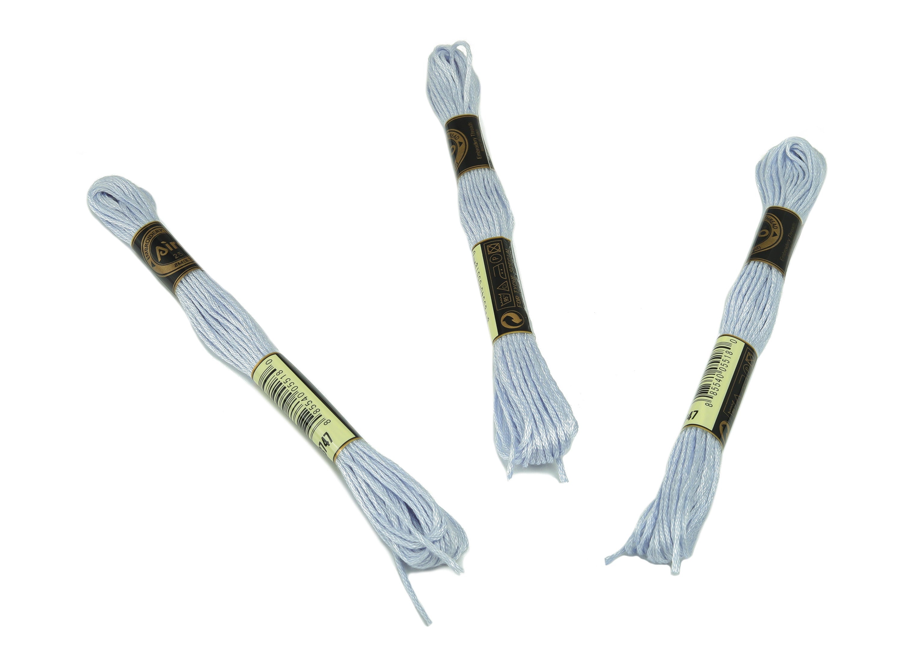 Embroidery Floss - 12 Skeins of 8 meters - Embroidery Thread - Cross Stitch Floss - Embroidery Accessories - HM1055-3747 - DOMEDBAZAAR