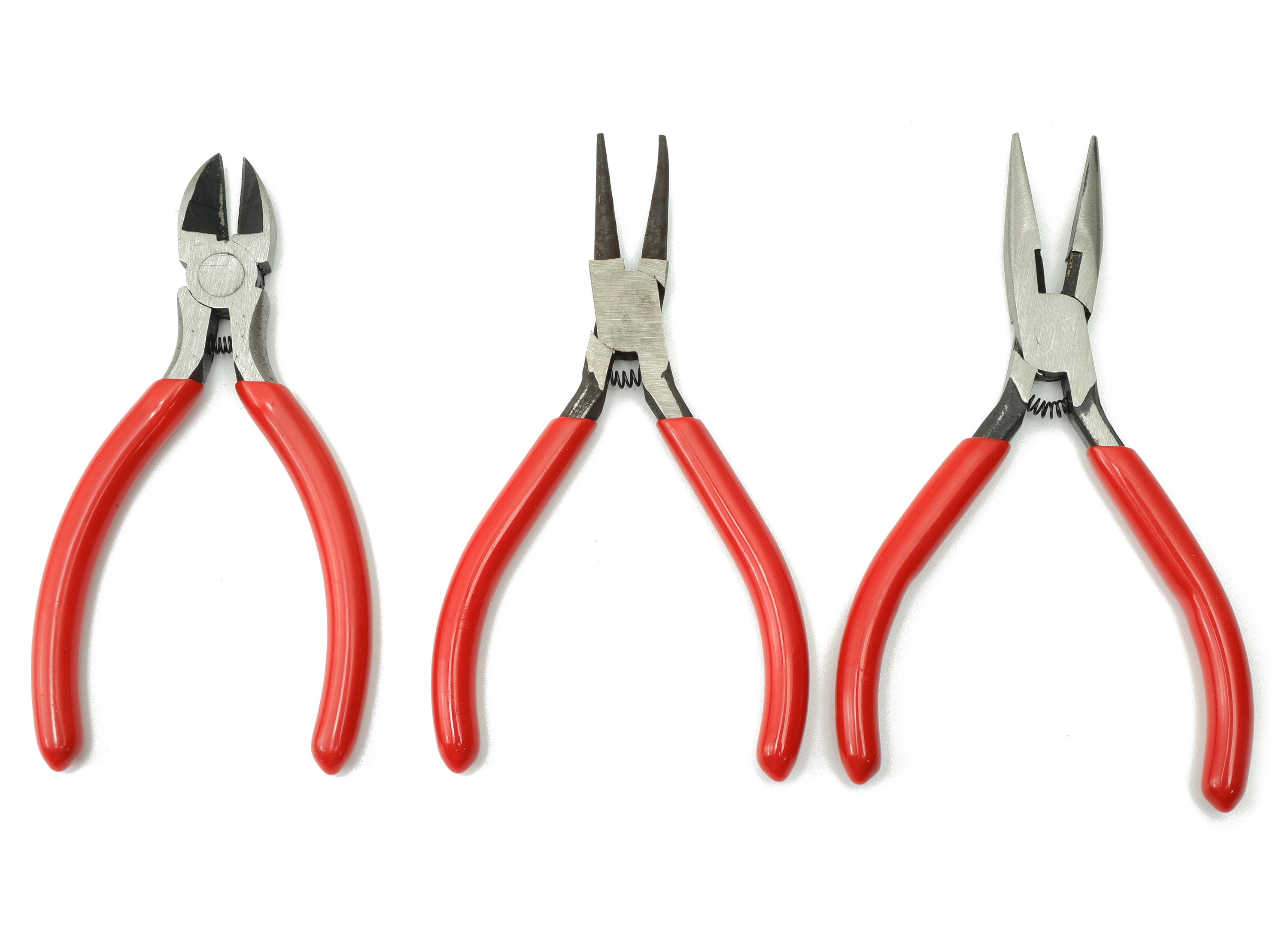 Deer Drand Round Nose Pliers Mported - Japan MTC-2D Cutting Pliers - Japan MTC Tip Pliers -3 Pcs Set - 3 In 1Tools - 123x64x9mm - HM1054 - DOMEDBAZAAR