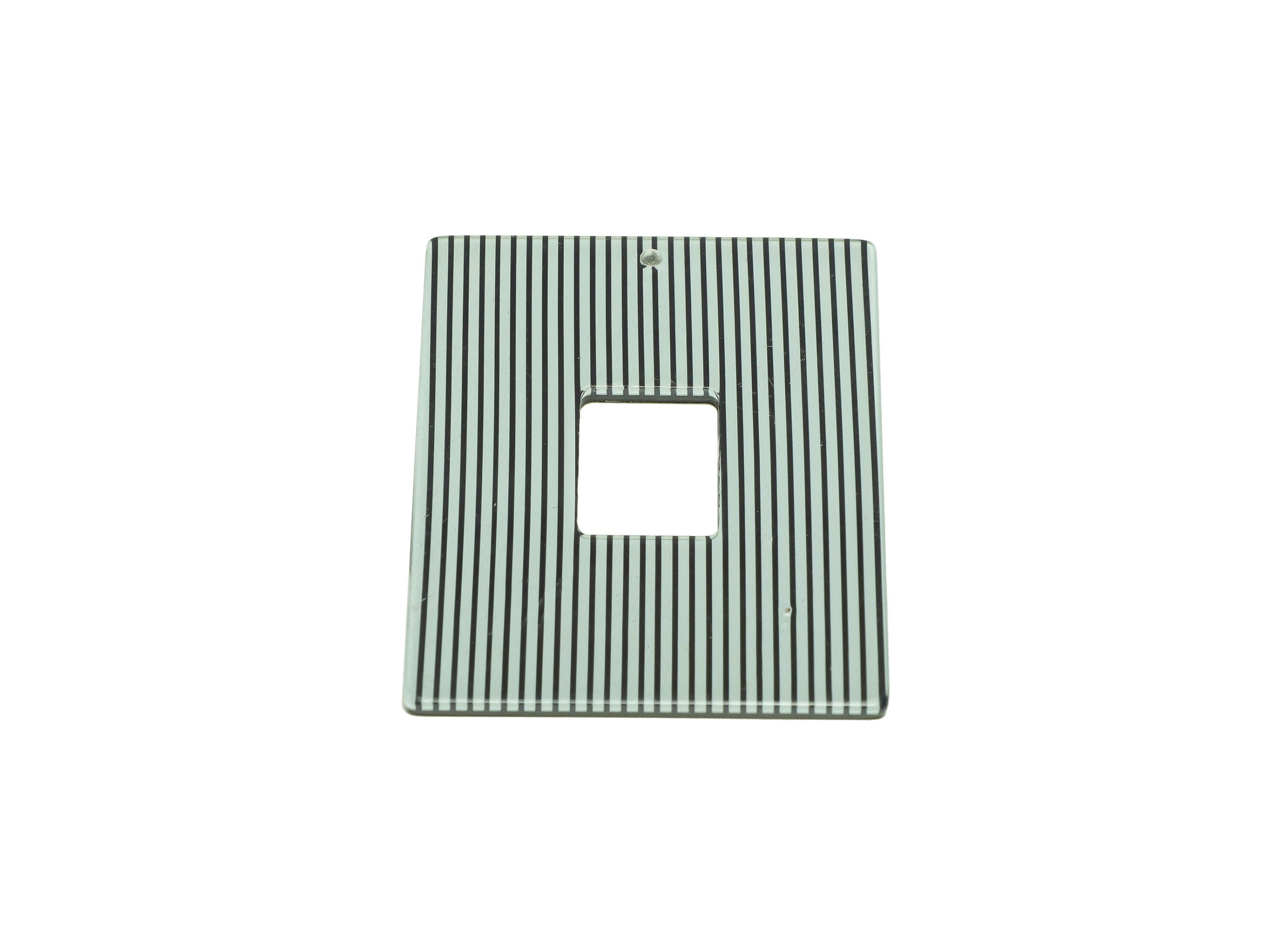 PVC Stripes Charm - Rectangle Stripes Pendant - Big Rectangle Earring Charm - Jewelry Making - 49x40x2.5mm - AC2614-A941 - DOMEDBAZAAR