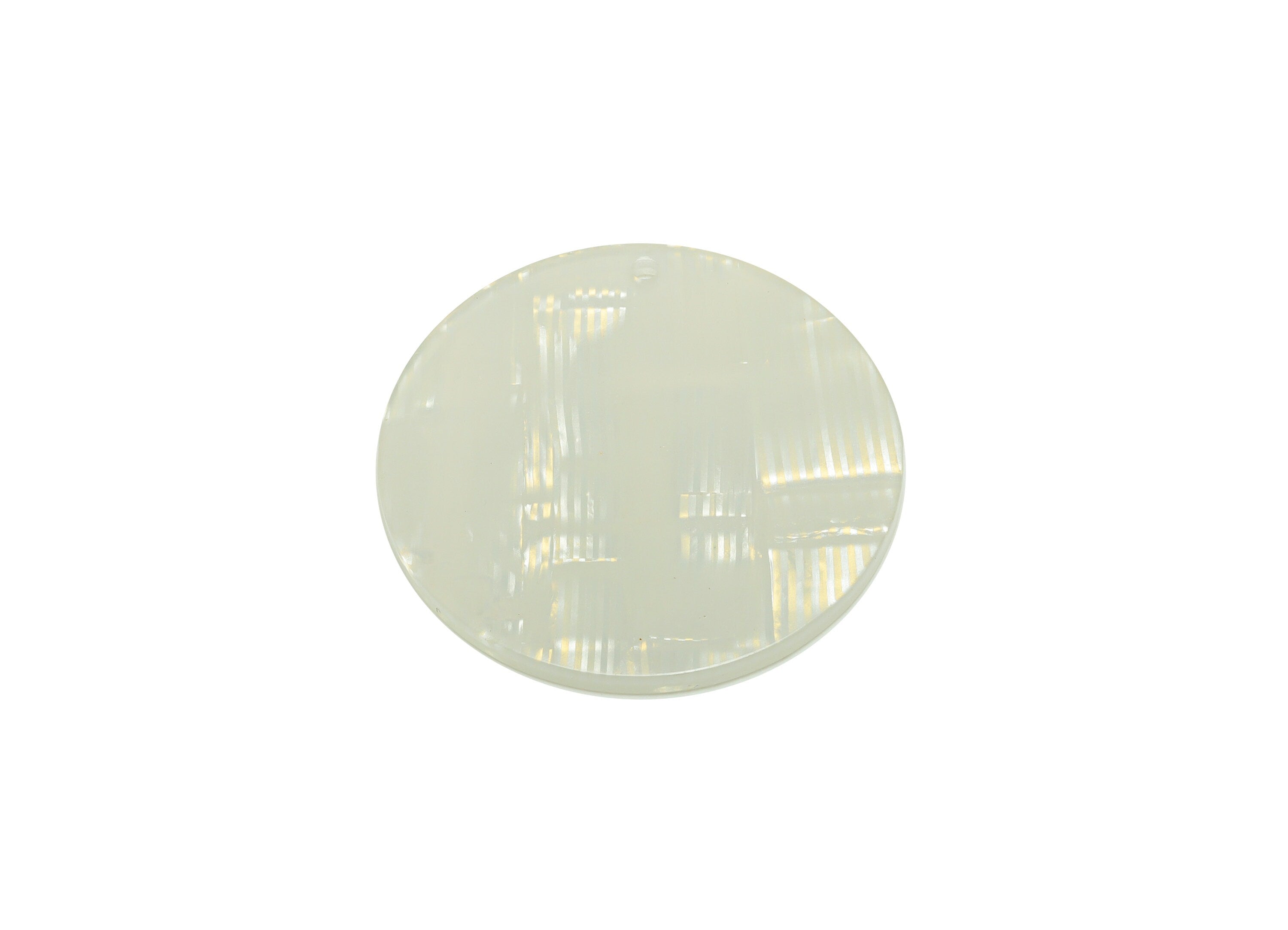 Acrylic Round Charms - Circle Earrings and Pendant - Geometry Earring Findings - Jewelry Supplies - Color Code:A514- 35x35x3mm -AC2621-A514 - DOMEDBAZAAR