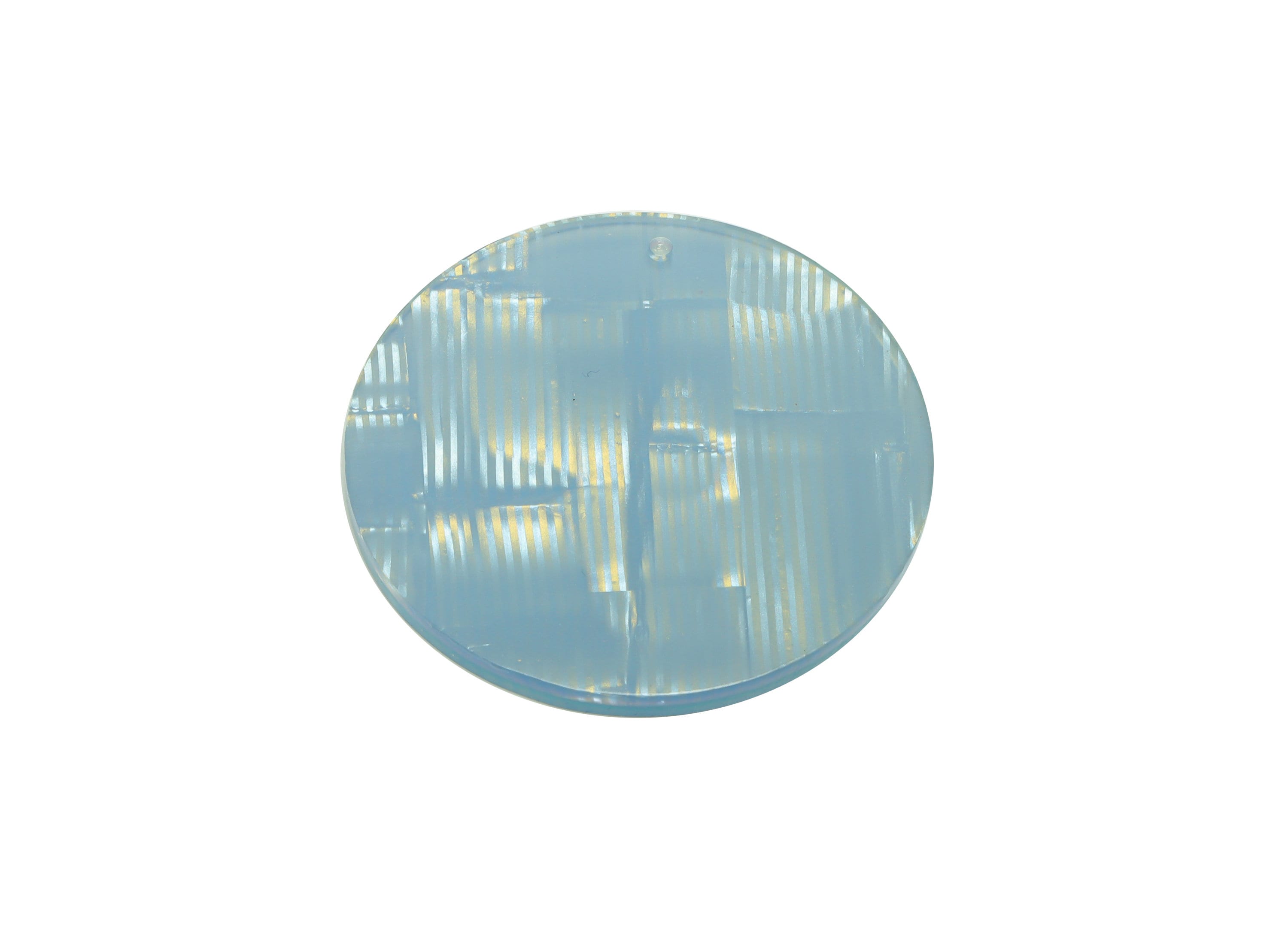 PVC Round Charms - Circle Earrings and Pendant - PVC Earring Findings - Jewelry Supplies - Color Code:A984 - 35x35x3mm -AC2621-A984 - DOMEDBAZAAR
