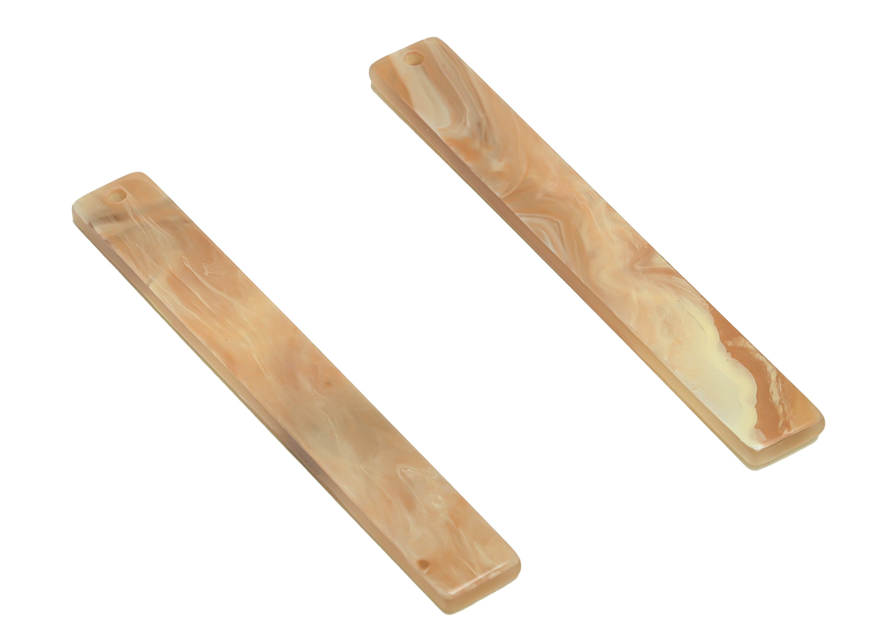 Acrylic Stick Charms - Bar Earrings and Pendant - Rainbow Earring Charm - Jewelry Supplies - Color Code: A961 - 59x7.8x2.56mm - AC2622-A961 - DOMEDBAZAAR