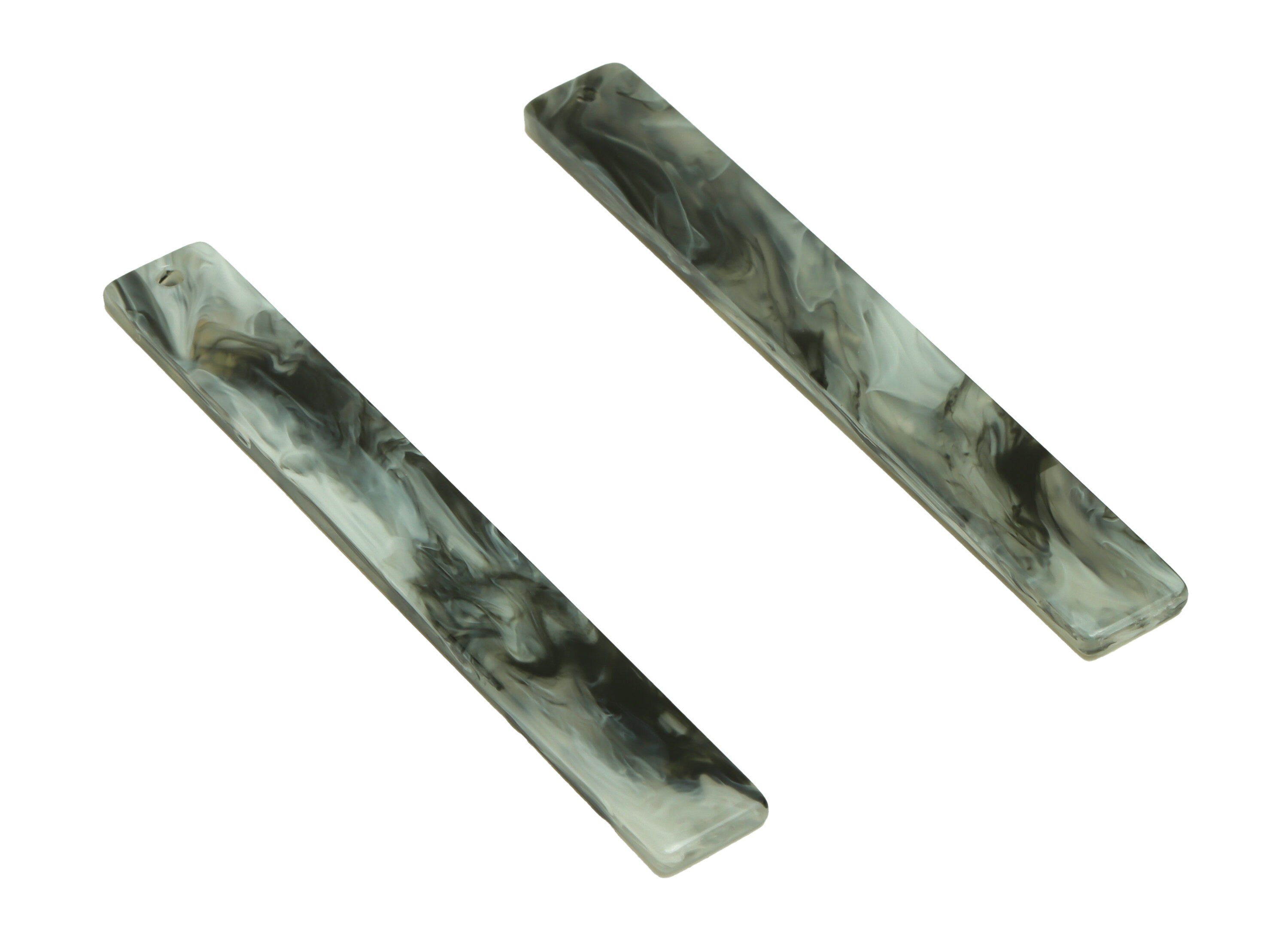 Acrylic Stick Charms - Bar Earrings and Pendant - Smoke Earring Charm - Jewelry Supplies - Color Code: A965 - 59x7.8x2.56mm - AC2622-A965 - DOMEDBAZAAR