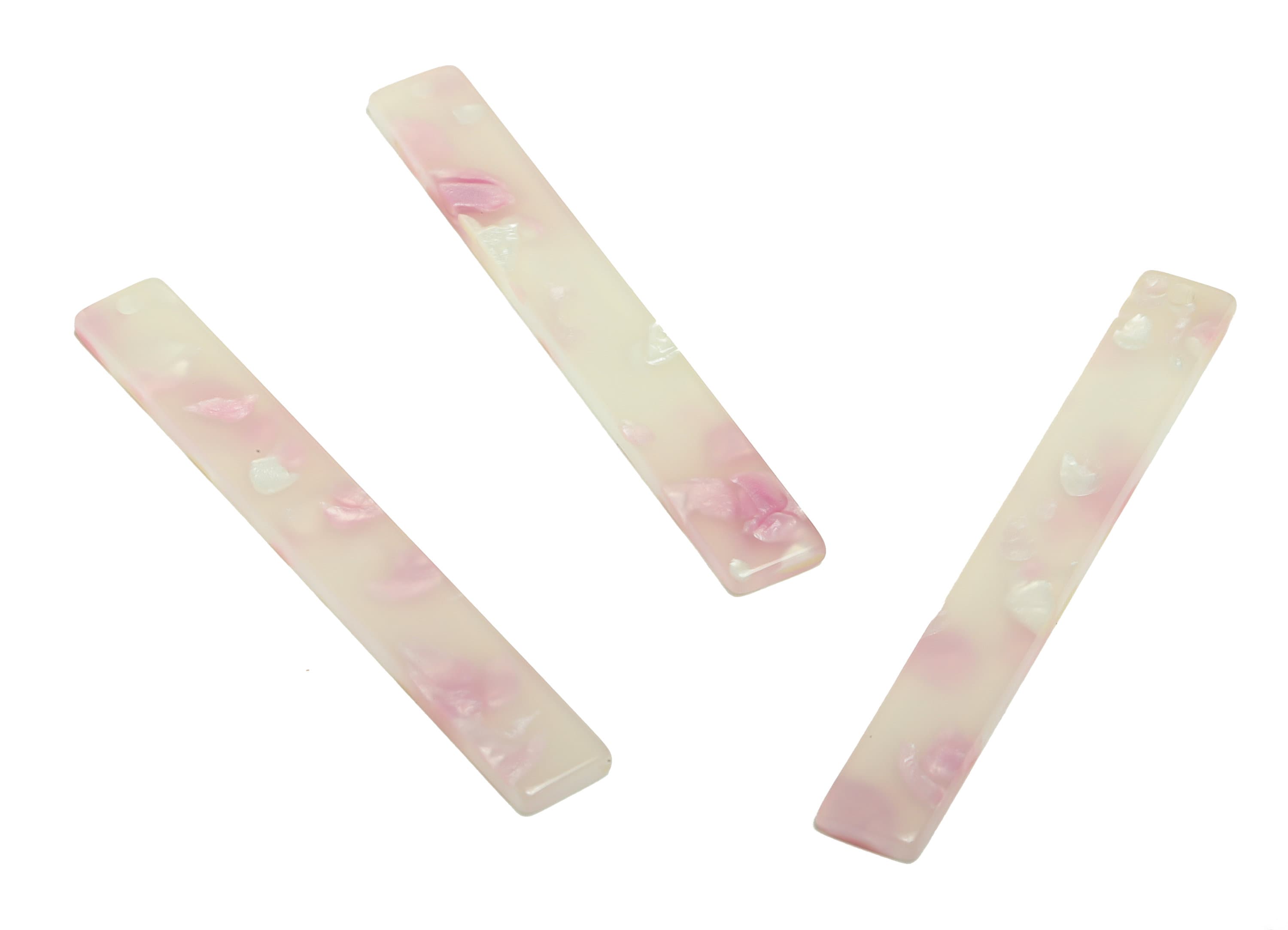 Acrylic Stick Charms - Bar Earrings and Pendant - Rainbow Earring Charm - Jewelry Supplies - Color Code: A1011 - 59x7.8x2.5mm - AC2622-A1011 - DOMEDBAZAAR
