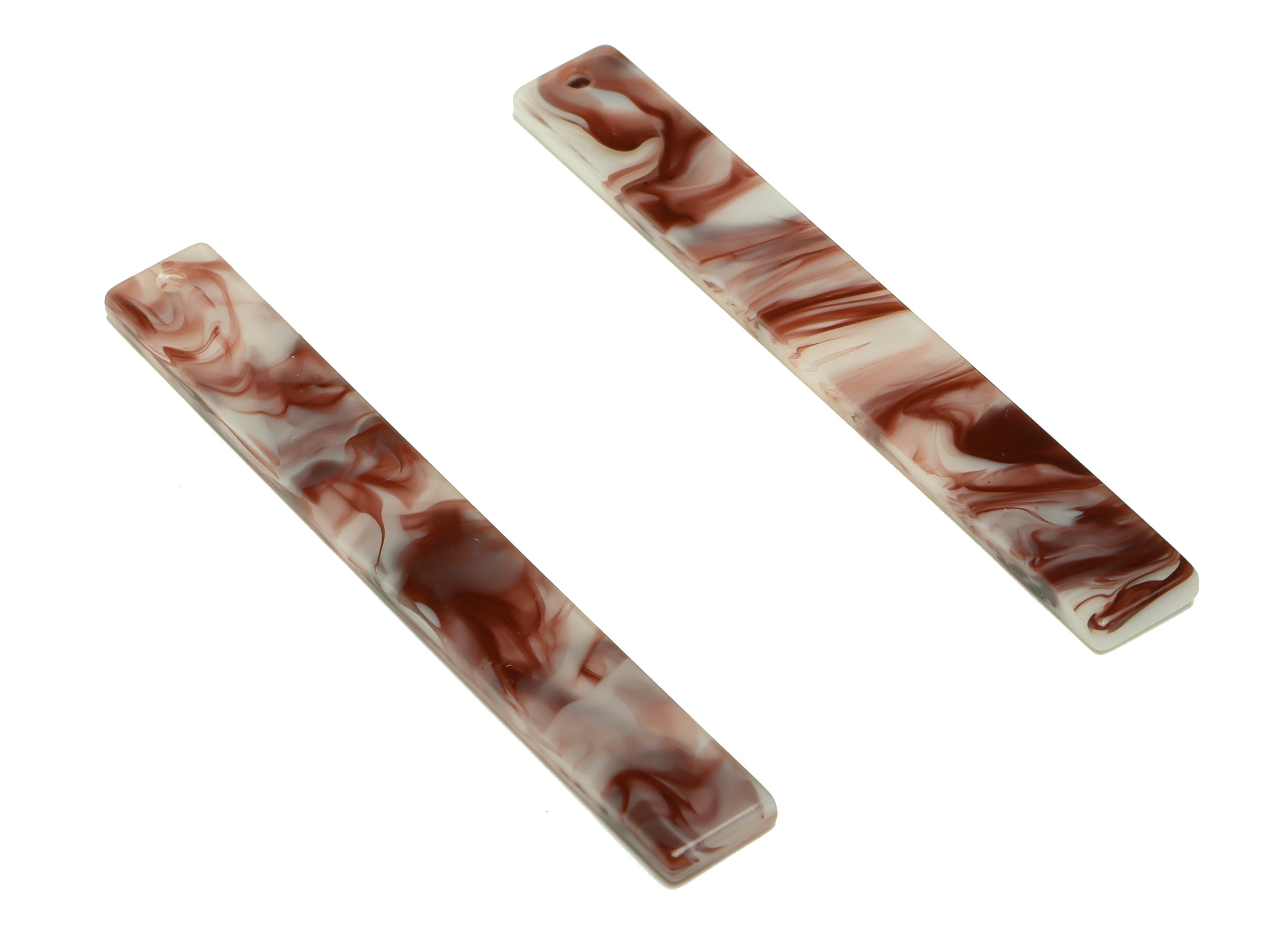 Acrylic Stick Charms - Bar Earrings and Pendant - Rainbow Earring Charm - Jewelry Supplies - Color Code: A999 - 59x7.8x2.5mm - AC2622-A999 - DOMEDBAZAAR