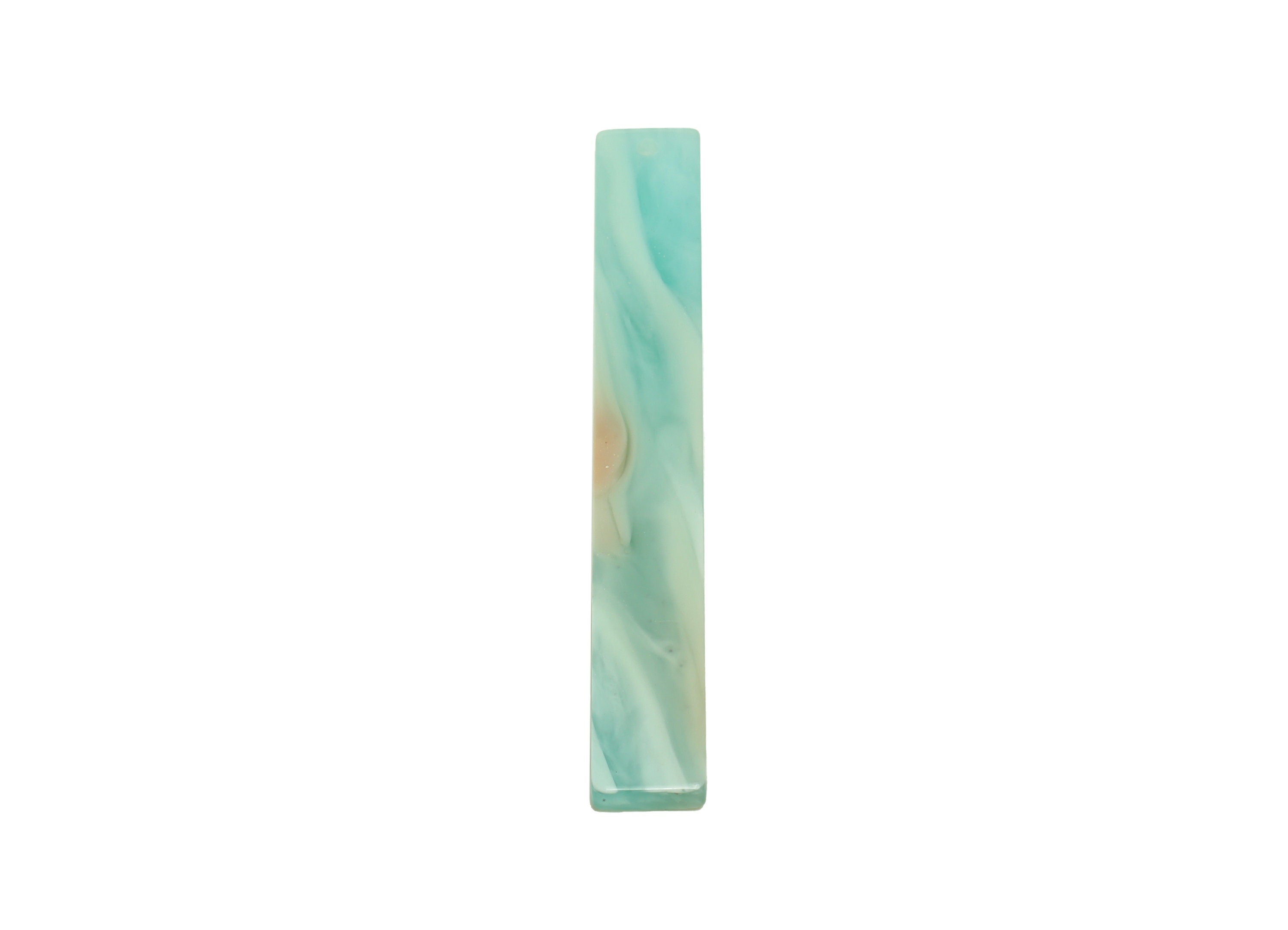 Acrylic Stick Charms - Bar Earrings and Pendant - Rainbow Earring Charm - Jewelry Supplies - Color Code: A969 - 59x7.8x2.5mm - AC2622-A969 - DOMEDBAZAAR