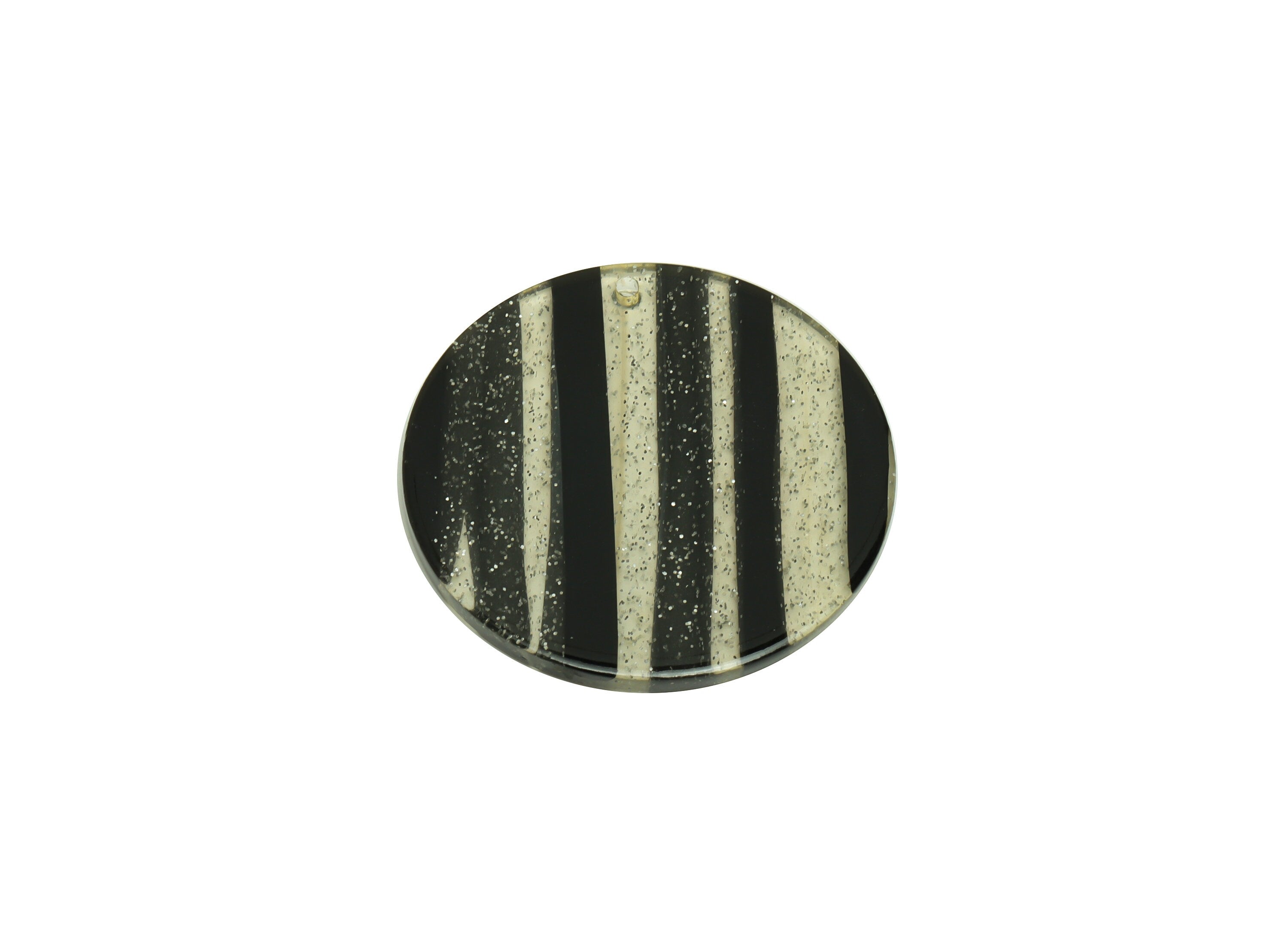 Acetate Round Charms - Circle Earrings and Pendant - Sequins Earring Findings - Jewelry Supplies - Color Code:A970 - 35x35x3mm -AC2621-A970 - DOMEDBAZAAR