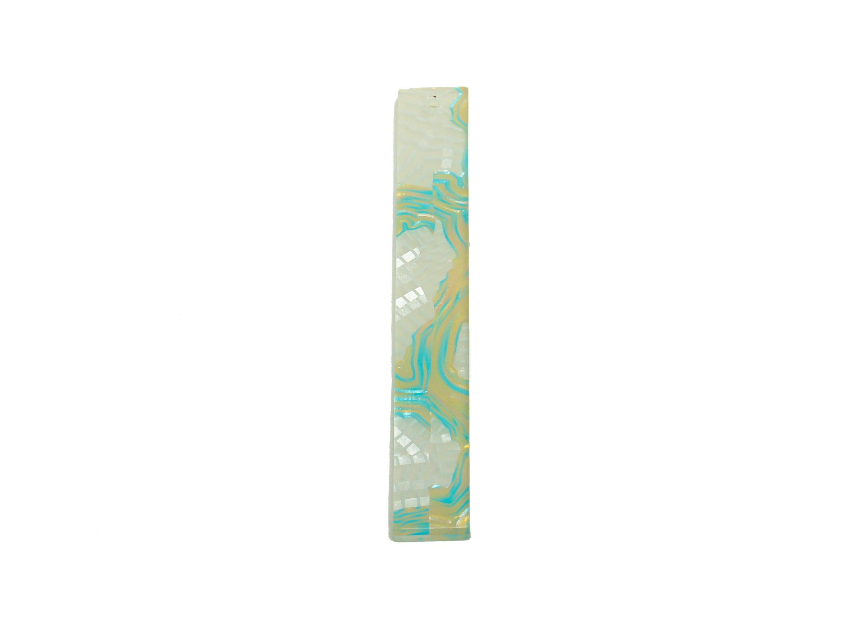 Acrylic Stick Charms - Bar Earrings and Pendant - Rainbow Earring Charm - Jewelry Supplies - Color Code: A988 - 59x7.8x2.56mm - AC2622 - DOMEDBAZAAR