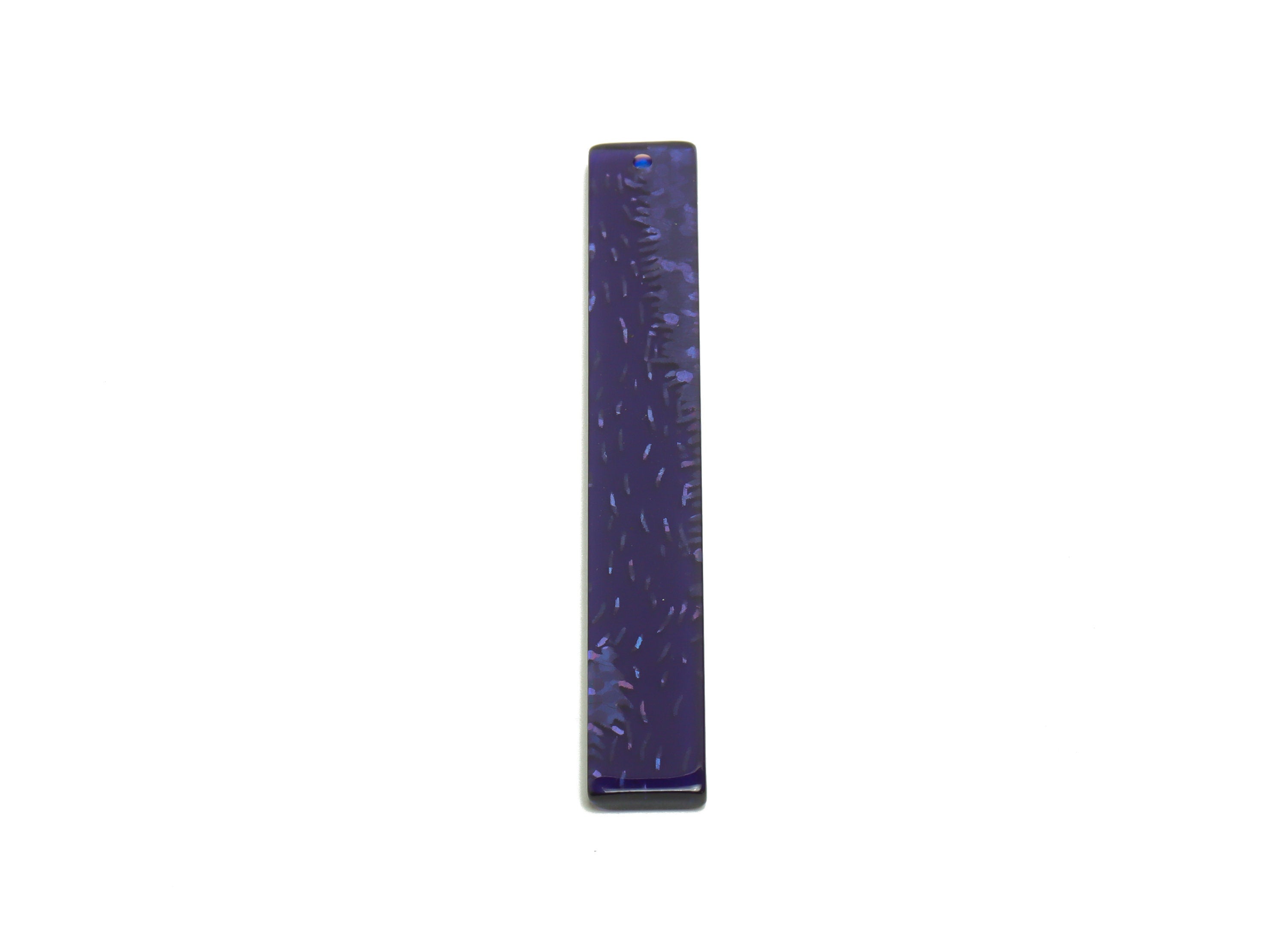 Acrylic Stick Charms - Bar Earrings and Pendant - Purple Sequins Earring Charm - Jewelry Supplies - Color Code: A1004 - 59x8x2.5mm - AC2622 - DOMEDBAZAAR